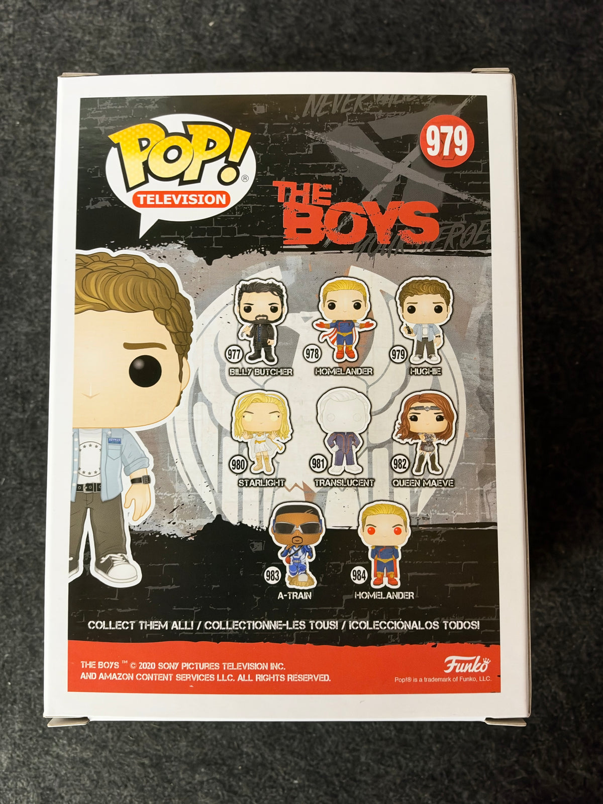 Jack Quaid Signed Hughie The Boys Funko Pop W/ QUOTE (JSA Witnessed)