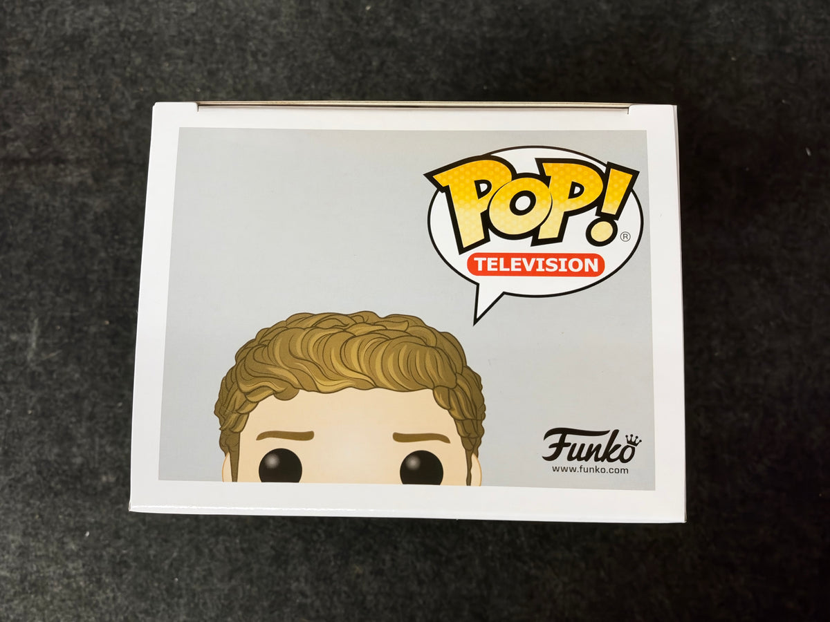 Jack Quaid Signed Hughie The Boys Funko Pop W/ QUOTE (JSA Witnessed)