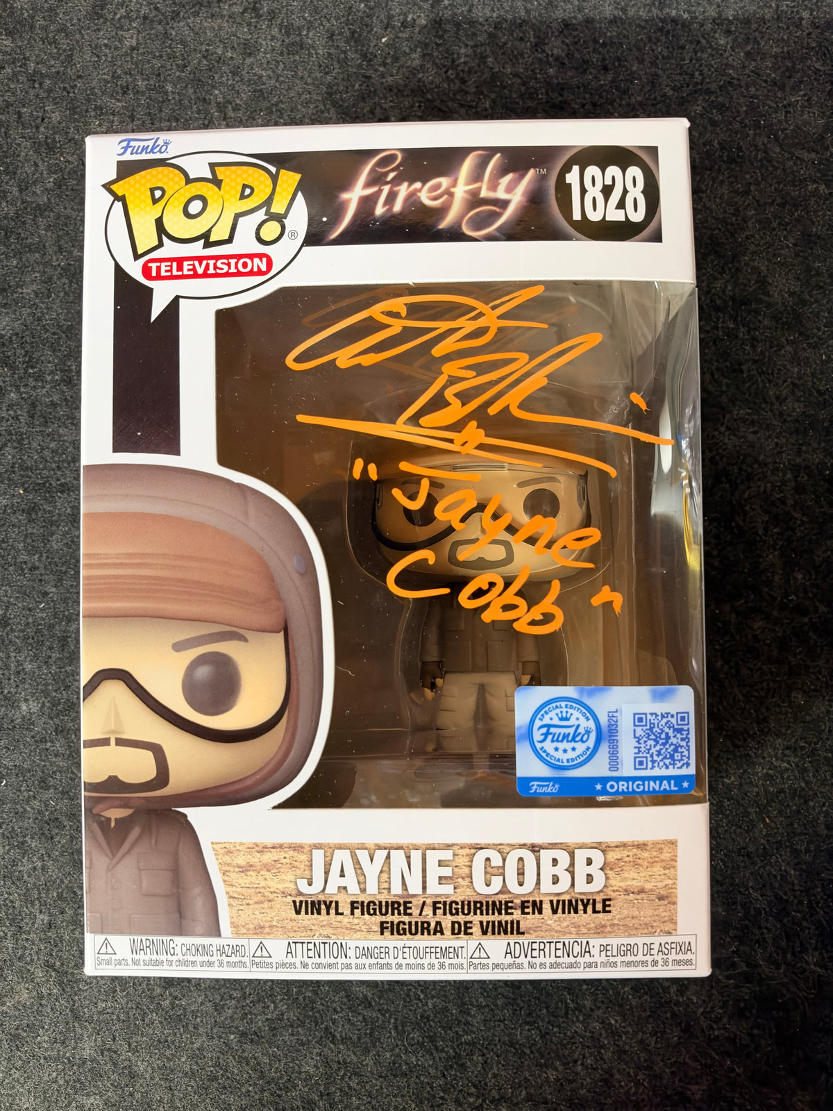 Adam Baldwin Signed Jayne Cobb #1828 Funko - SWAU COA