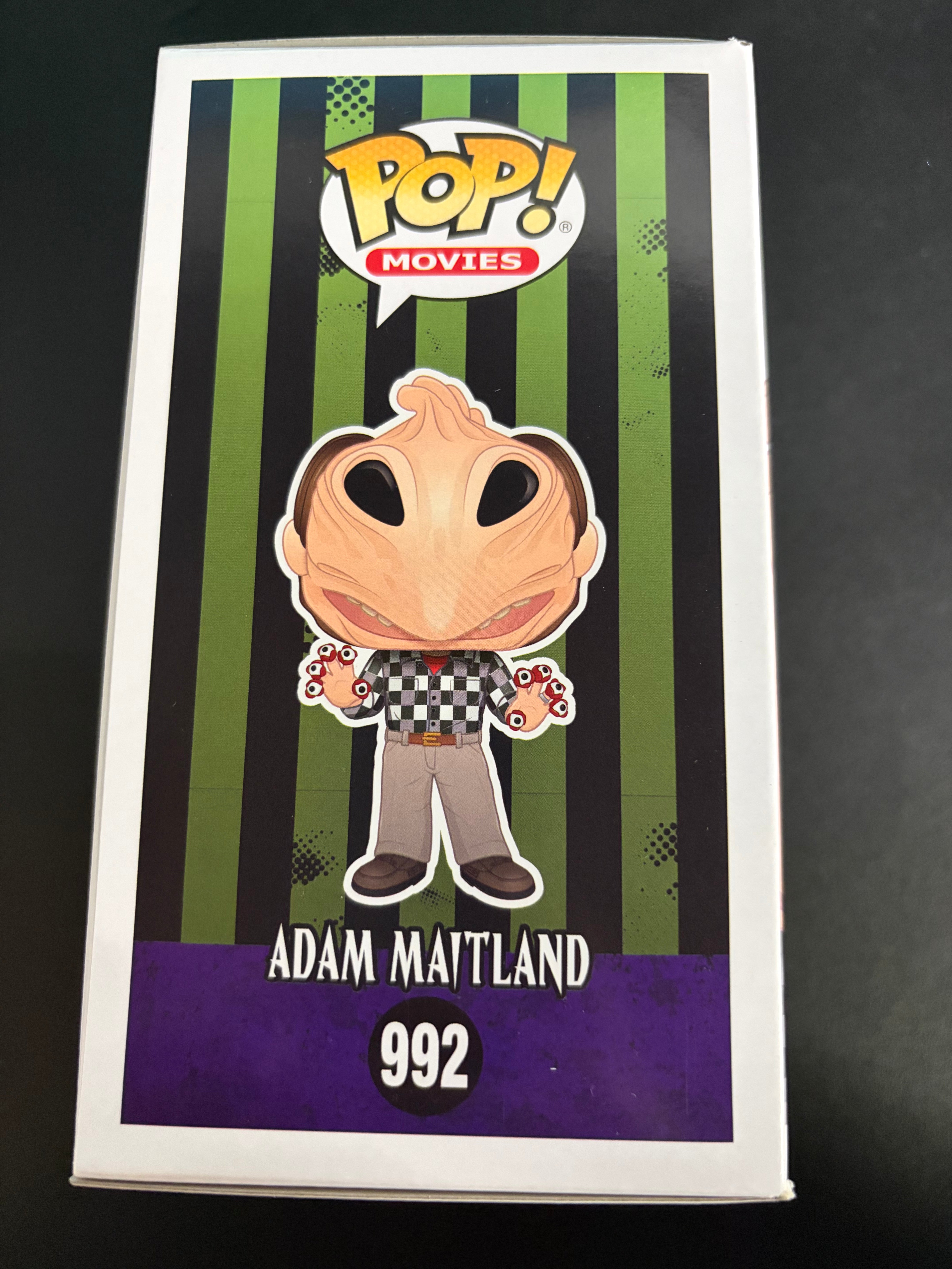 Adam Baldwin Signed Funko Pop #992 as Adam Maitland Beetlejuice - JSA COA