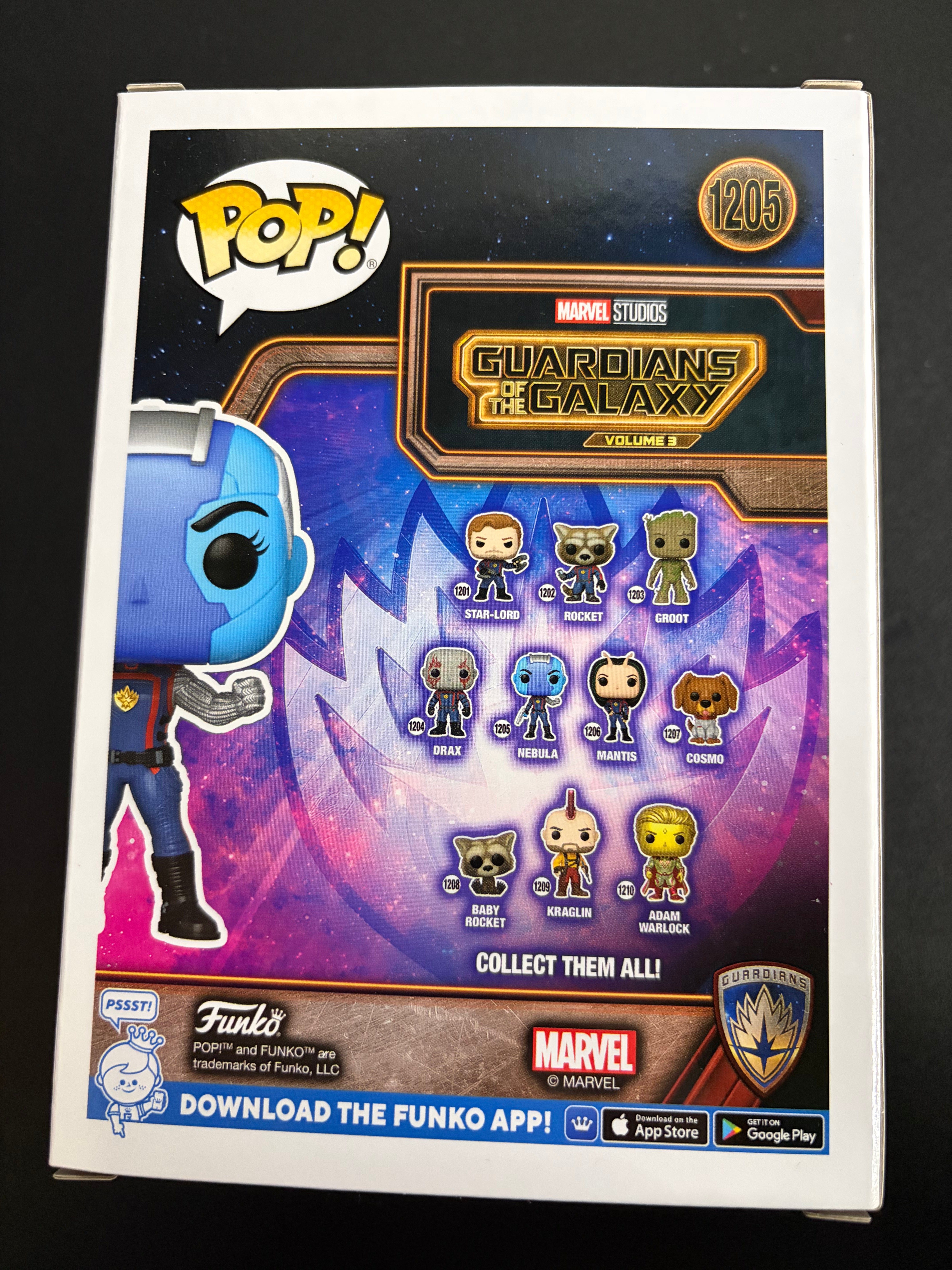 Karen Gillan Signed Nebula Guardians of the Galaxy Volume 3 #1205 Funko - JSA COA