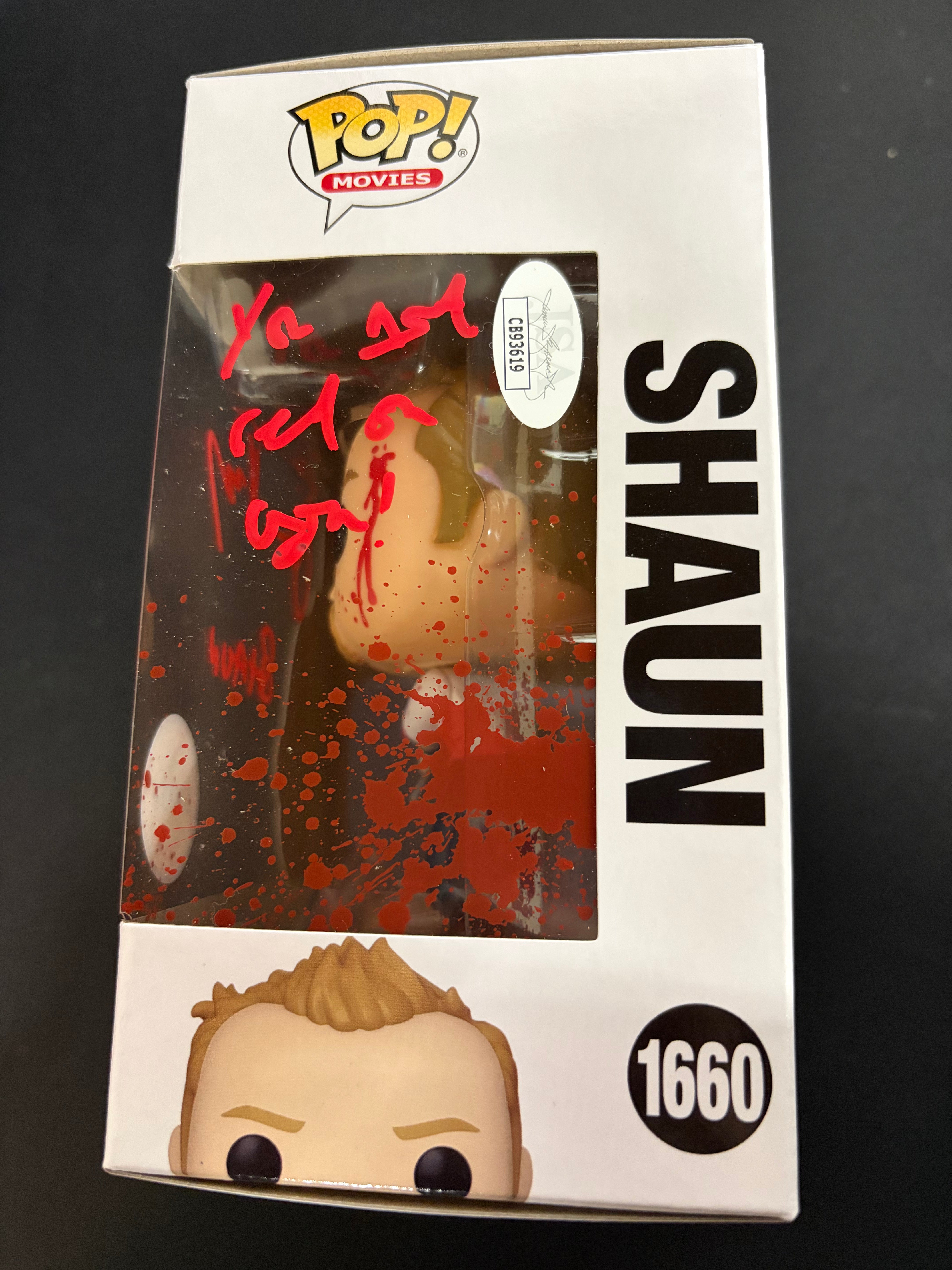 Simon Pegg Signed as Shaun Shaun of the Dead #1660 CHASE Funko - JSA COA