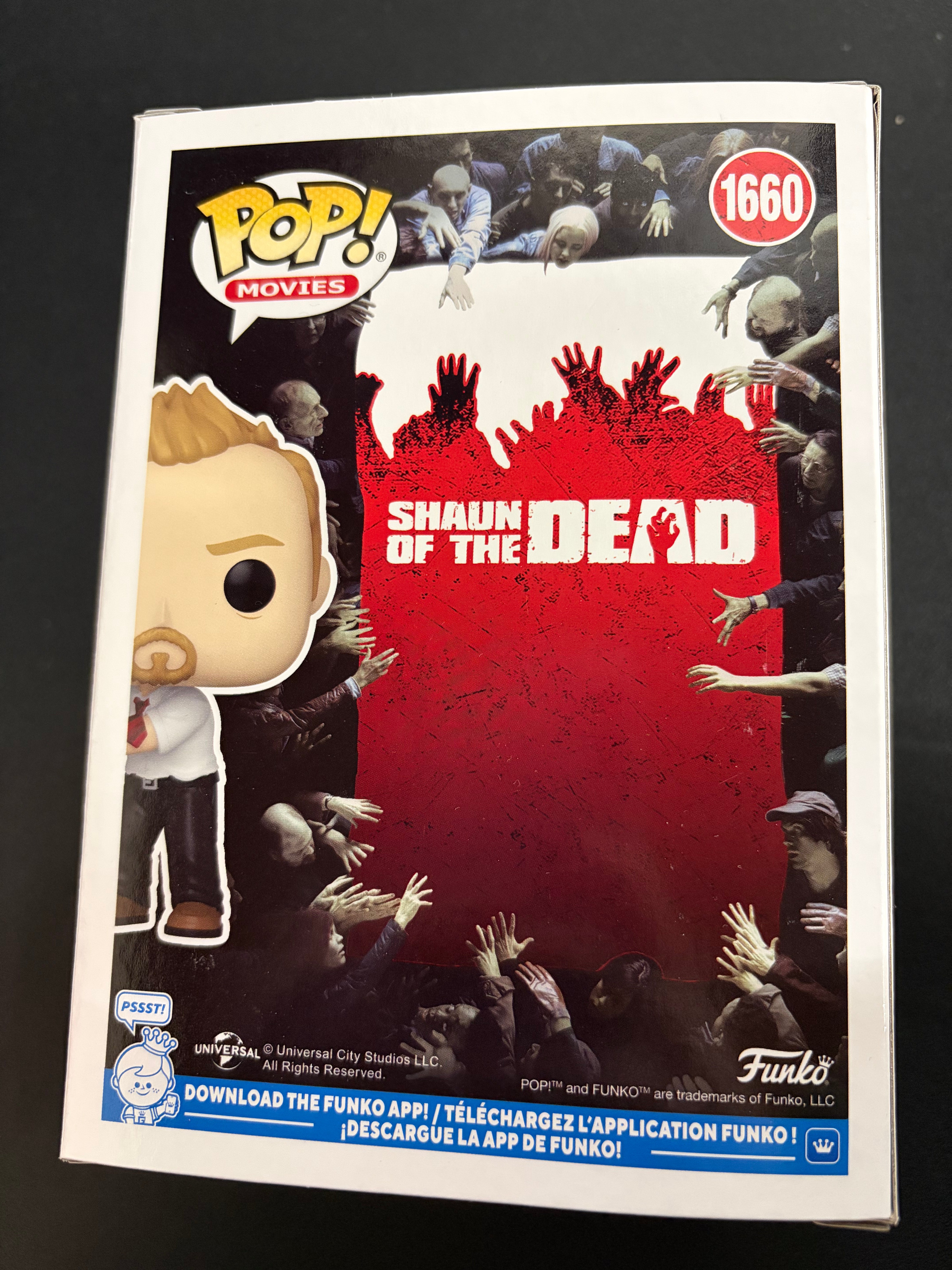 Simon Pegg Signed as Shaun Shaun of the Dead #1660 CHASE Funko - JSA COA