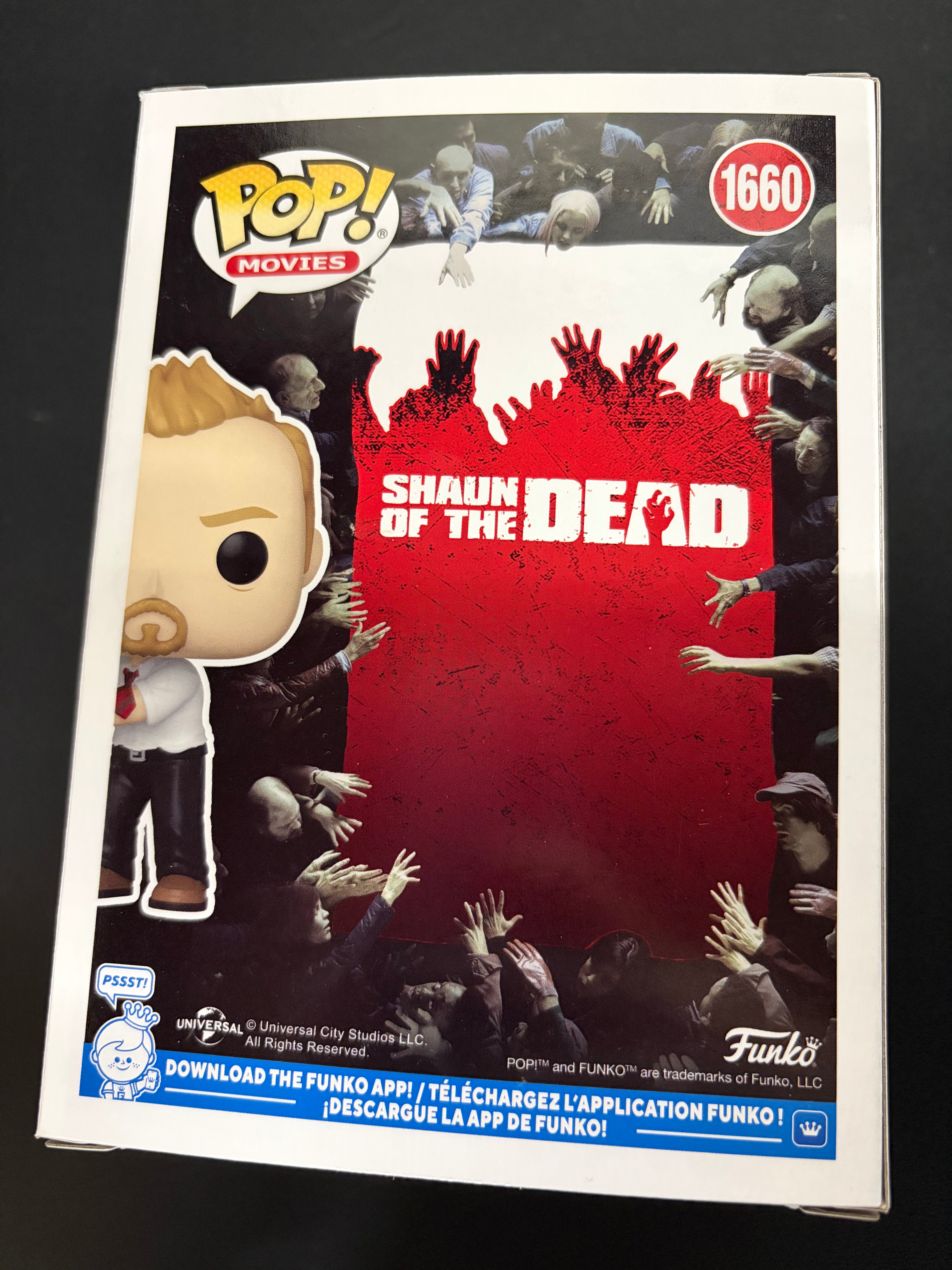 Simon Pegg Signed as Shaun Shaun of the Dead #1660 Funko - JSA COA