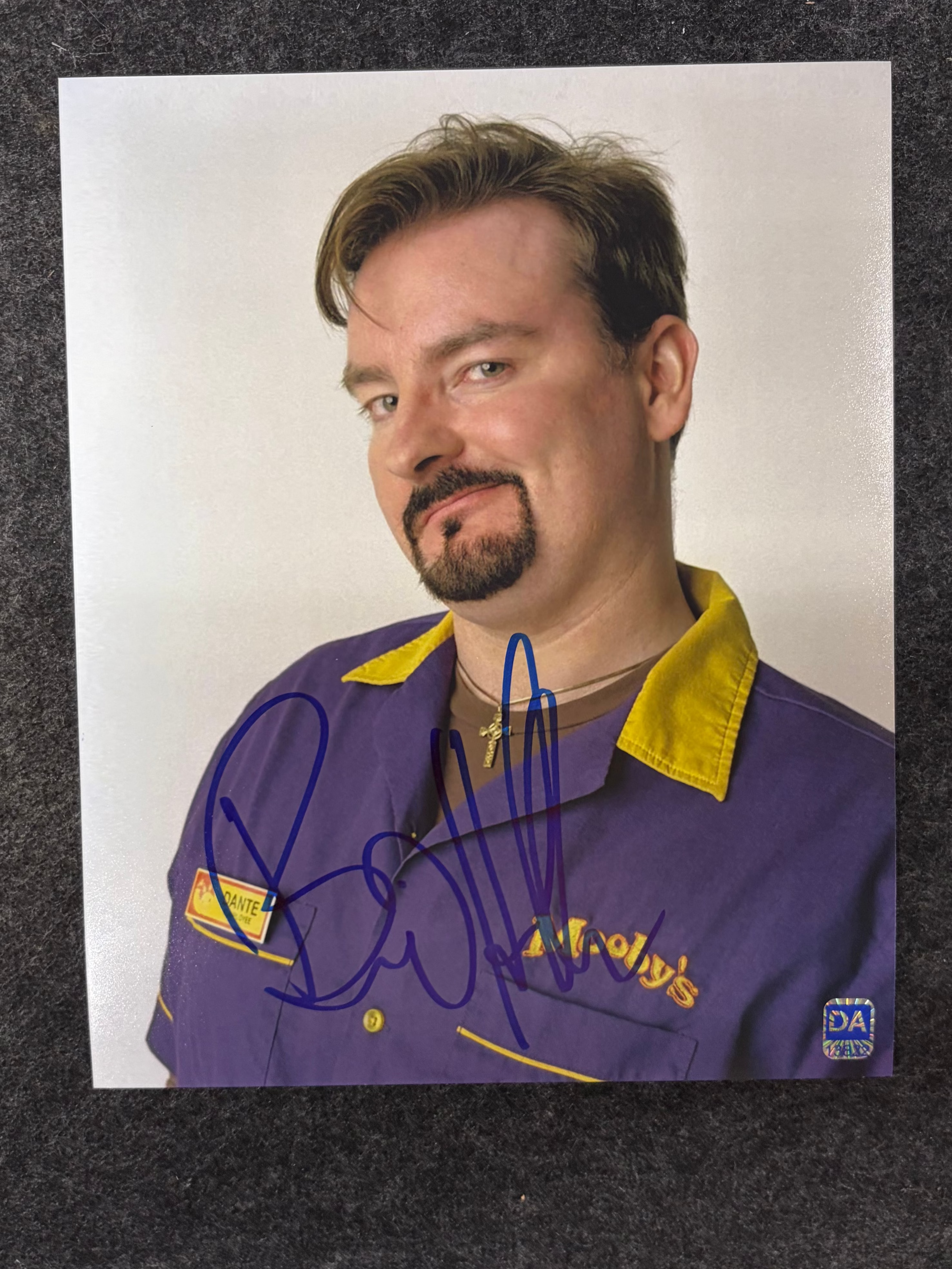 Brian O'Halloran Signed 8x10 Photo as Dante Hicks Clerks – Dave & Adam's Card World