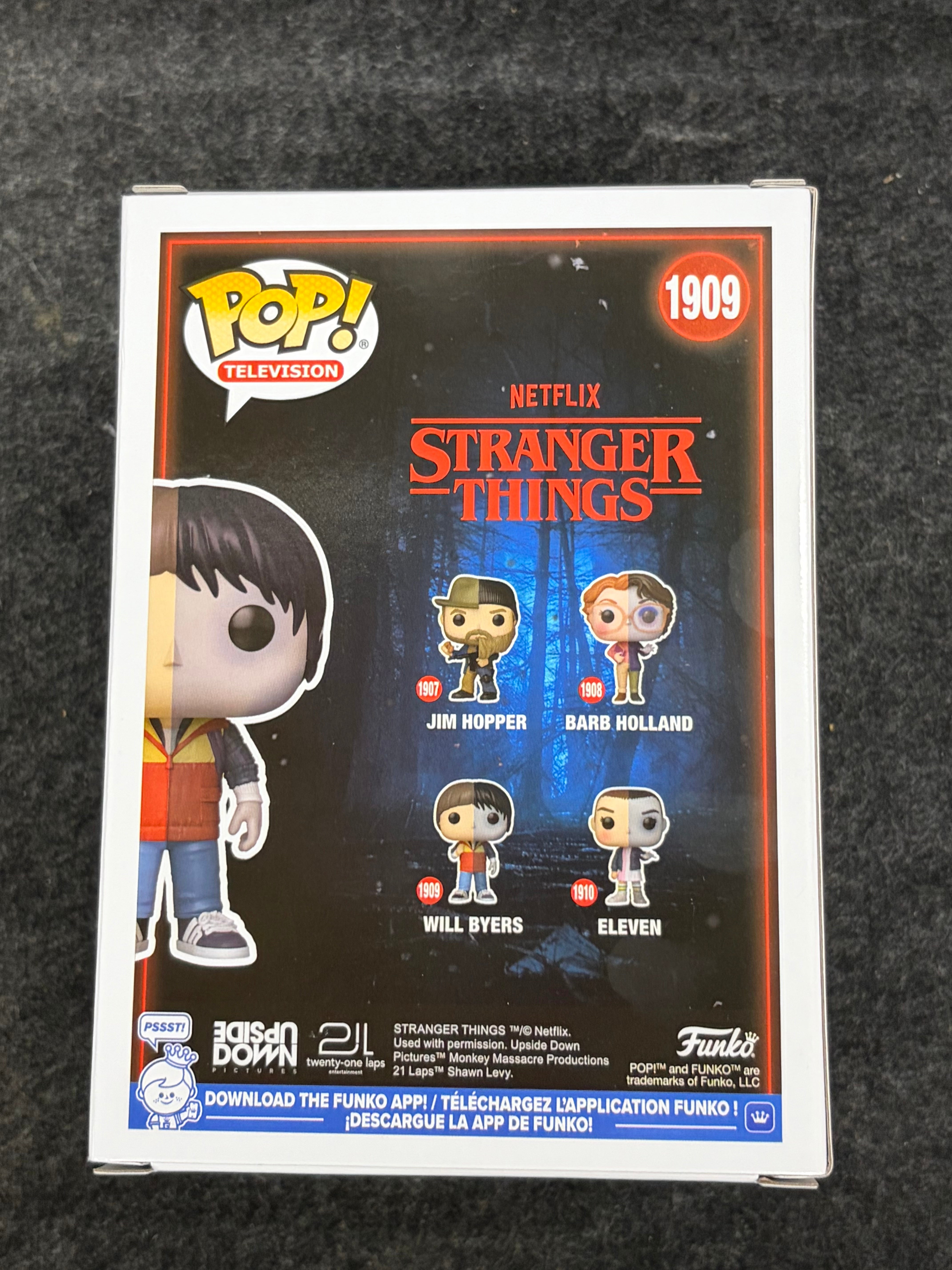 Noah Schnapp Signed Will Byers Stranger Things #1909 Funko - JSA COA