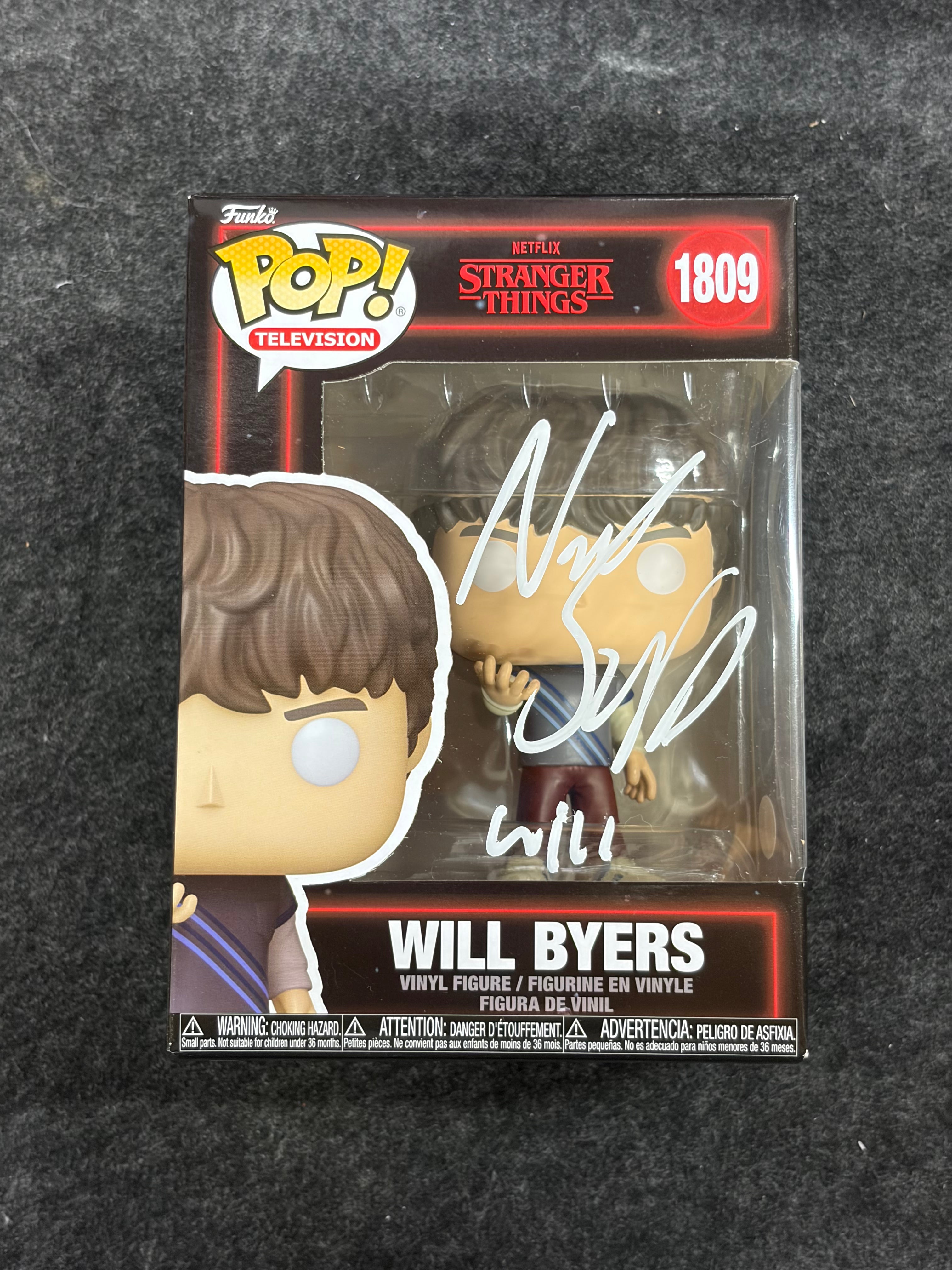 Noah Schnapp Signed Will Byers Stranger Things #1809 Funko - JSA COA