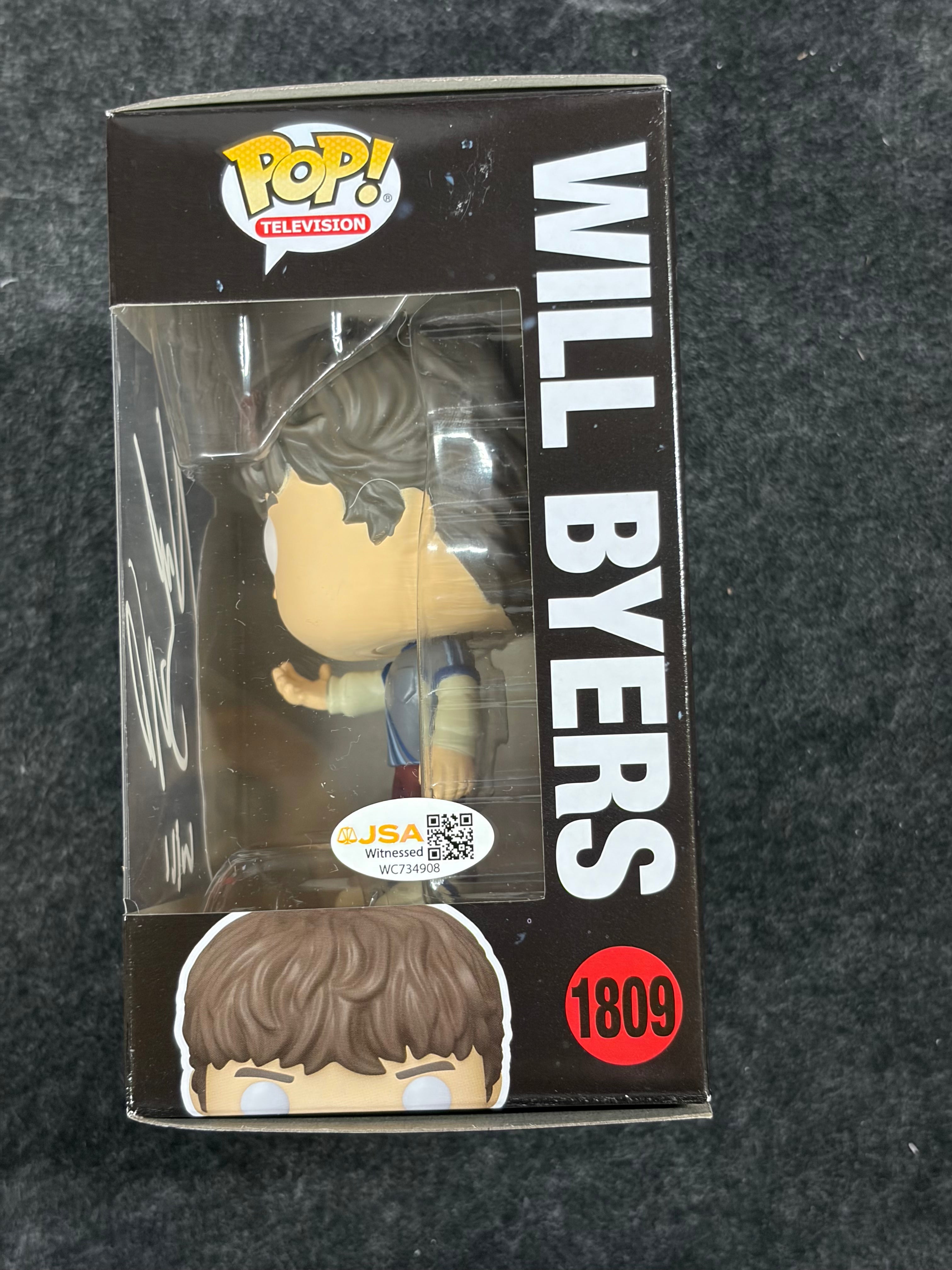 Noah Schnapp Signed Will Byers Stranger Things #1809 Funko - JSA COA