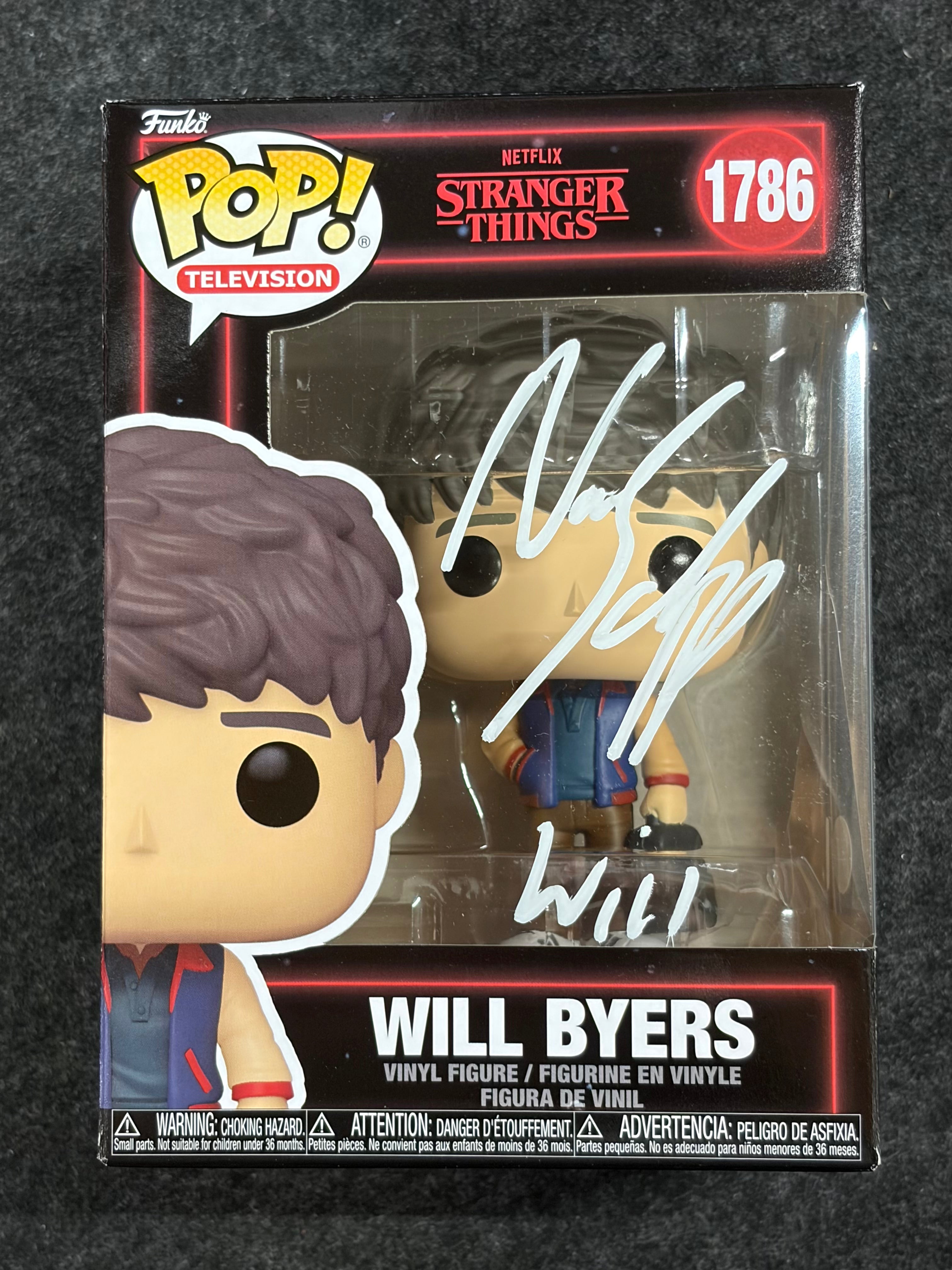 Noah Schnapp Signed Will Byers Stranger Things #1786 Funko - JSA COA