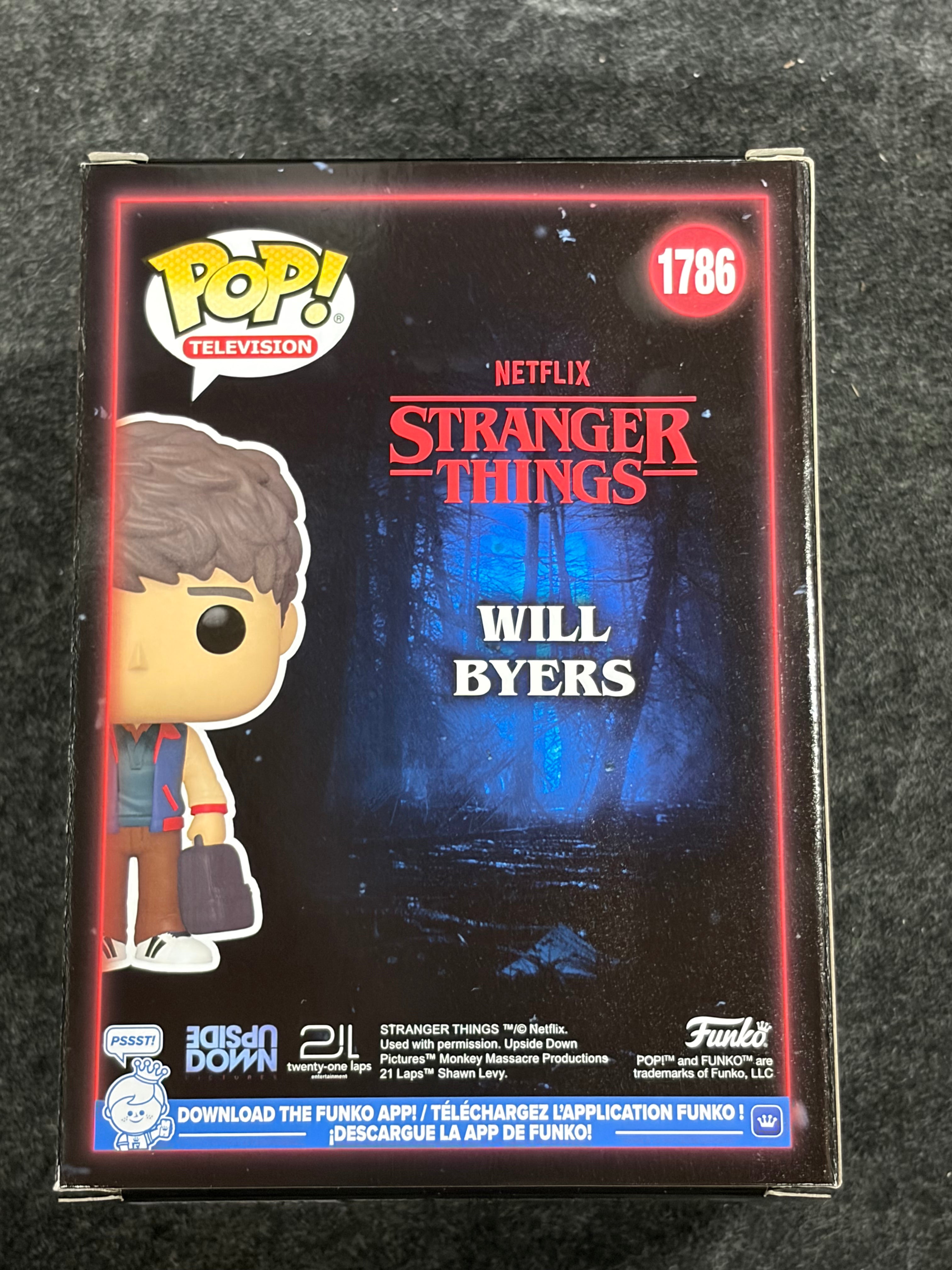 Noah Schnapp Signed Will Byers Stranger Things #1786 Funko - JSA COA