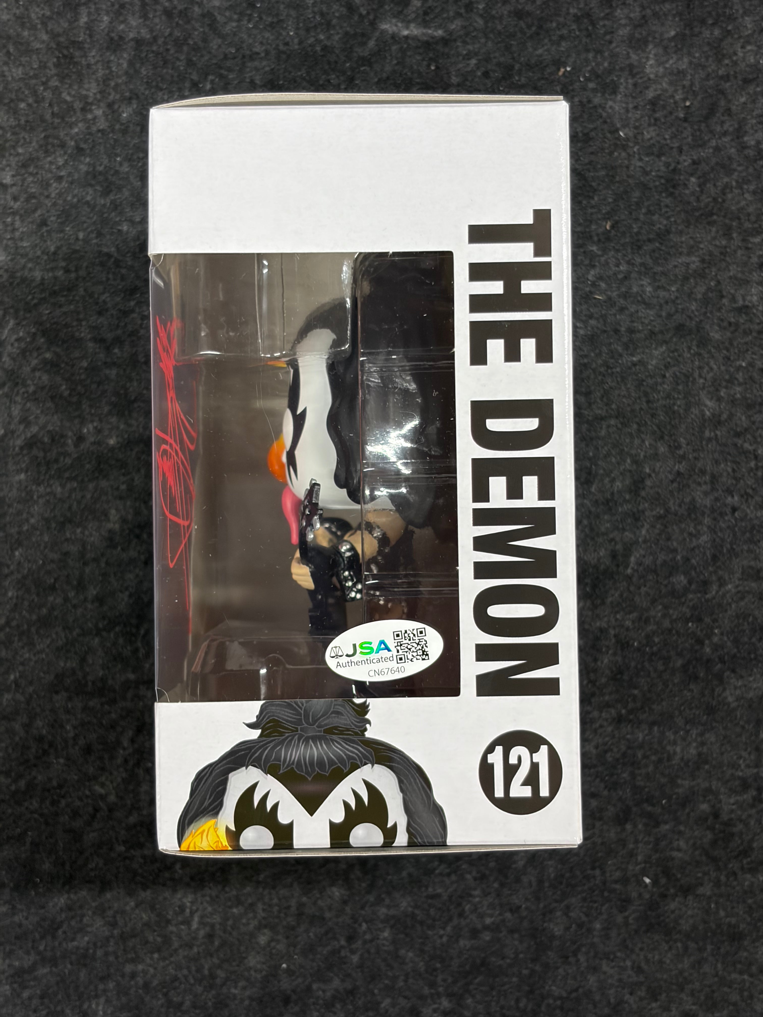 Gene Simmons Signed Kiss The Demon #121 Funko - JSA COA