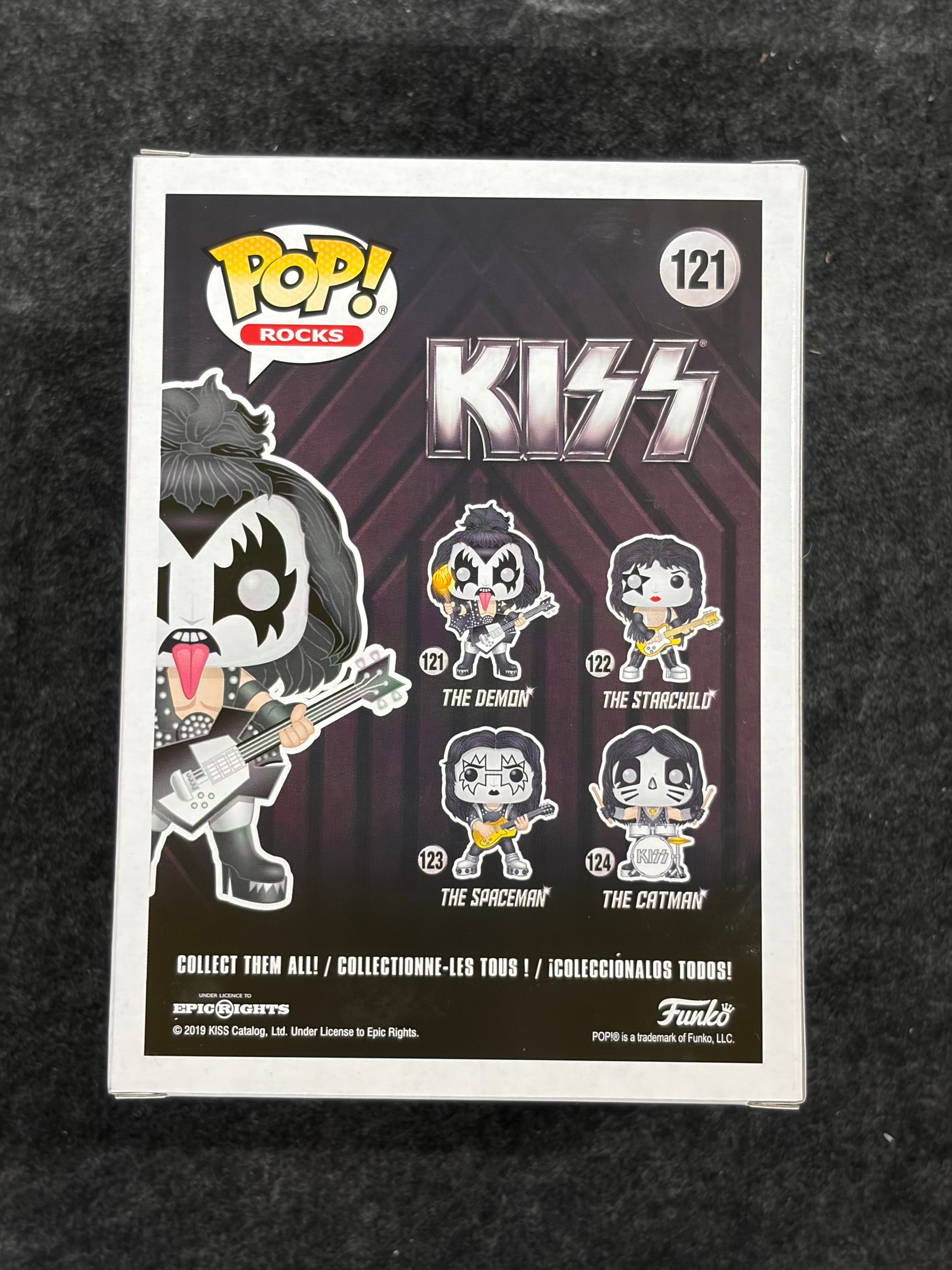 Gene Simmons Signed Kiss The Demon #121 Funko - JSA COA