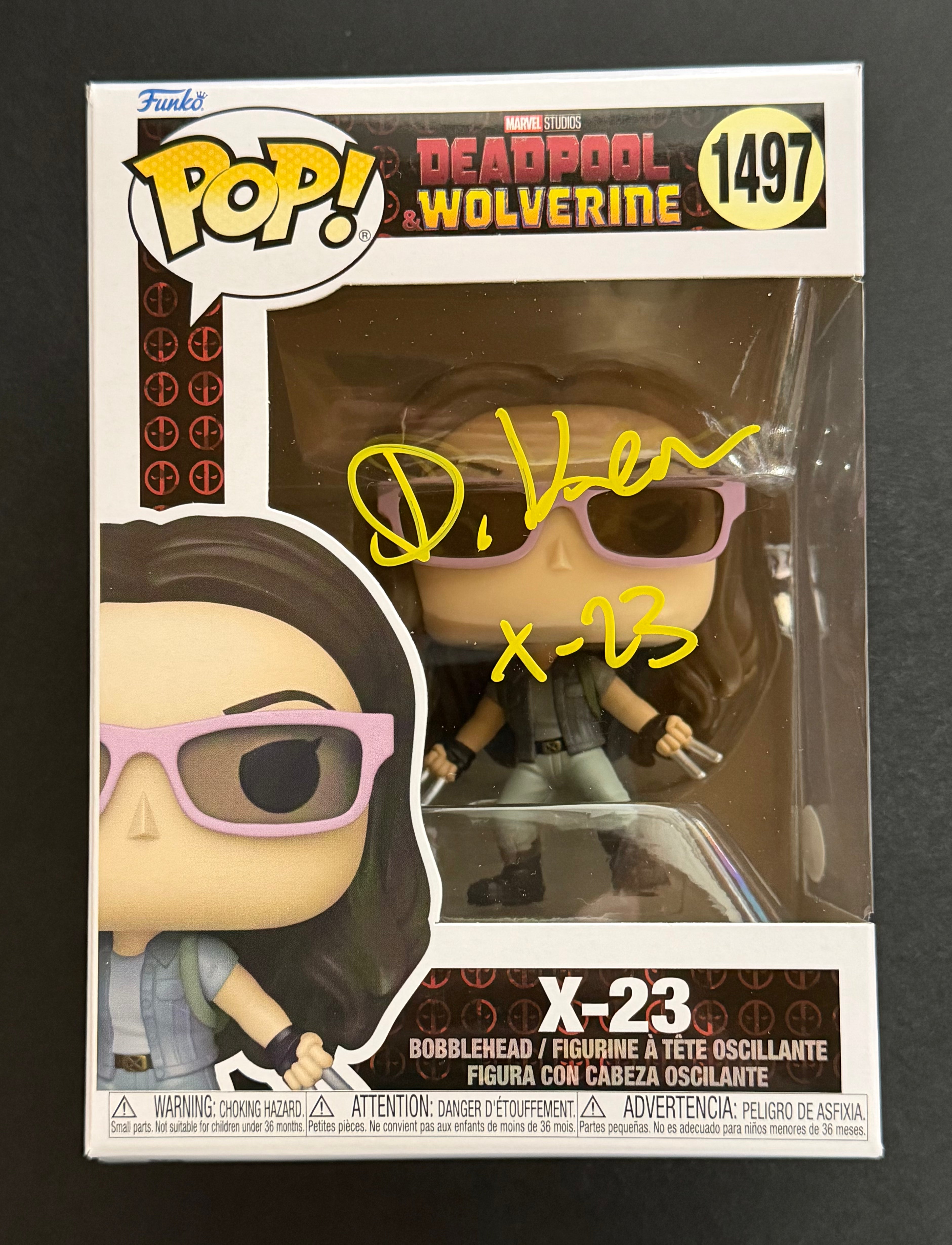 Dafne Keen Signed as X-23 Deadpool & Wolverine #1497 Funko - JSA COA