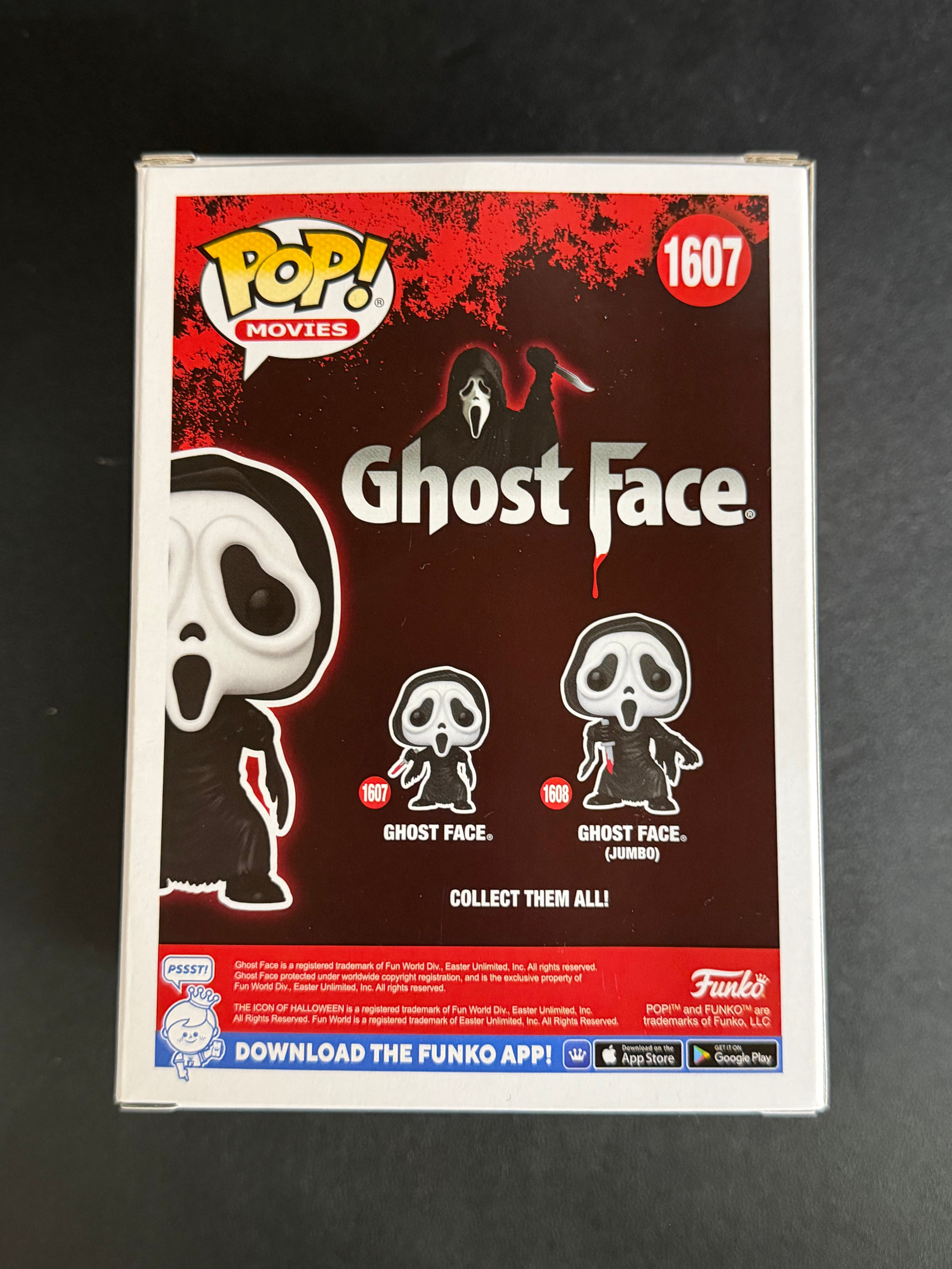Matthew Lillard / Skeet Ulrich Signed Ghost Face #1607 Funko - JSA COA