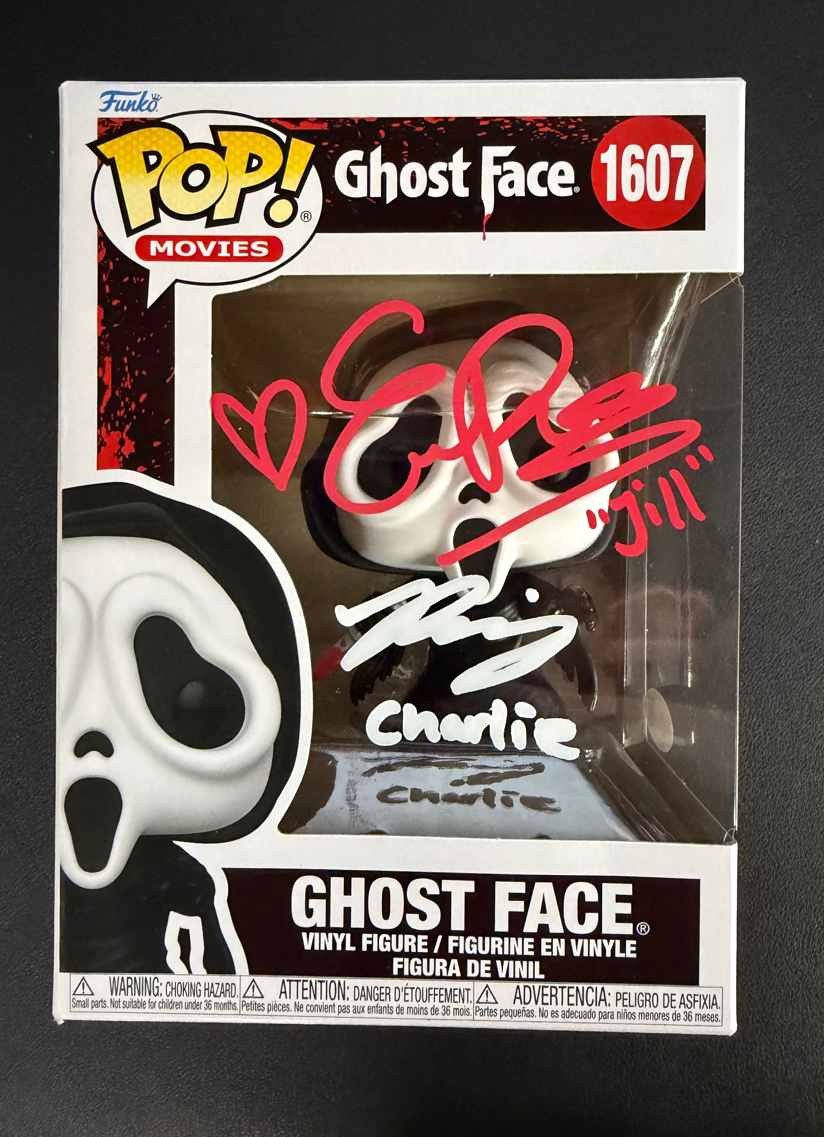 Emma Roberts / Rory Culkin Signed Ghost Face #1607 Funko - JSA Witnessed