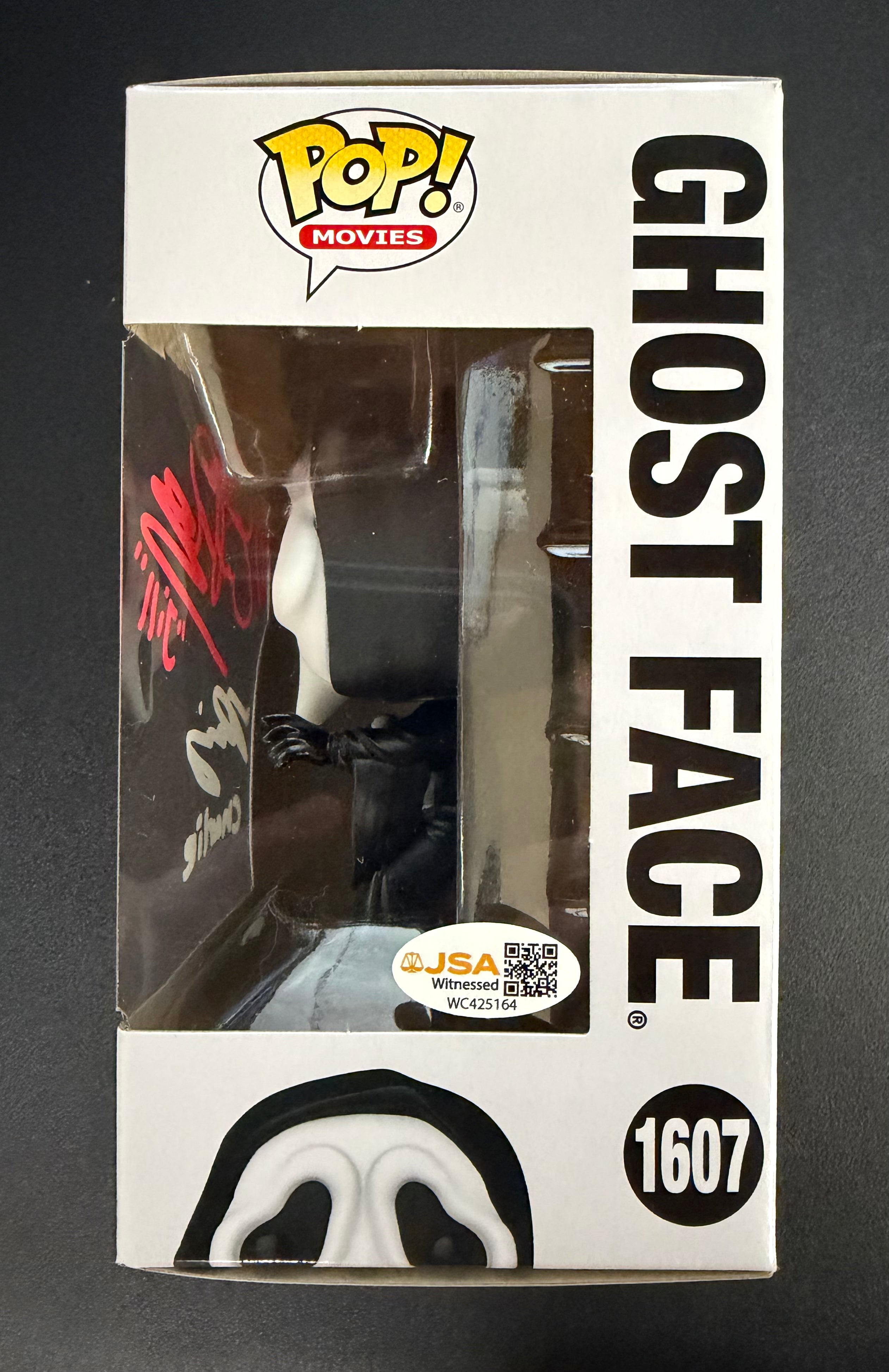 Emma Roberts / Rory Culkin Signed Ghost Face #1607 Funko - JSA Witnessed