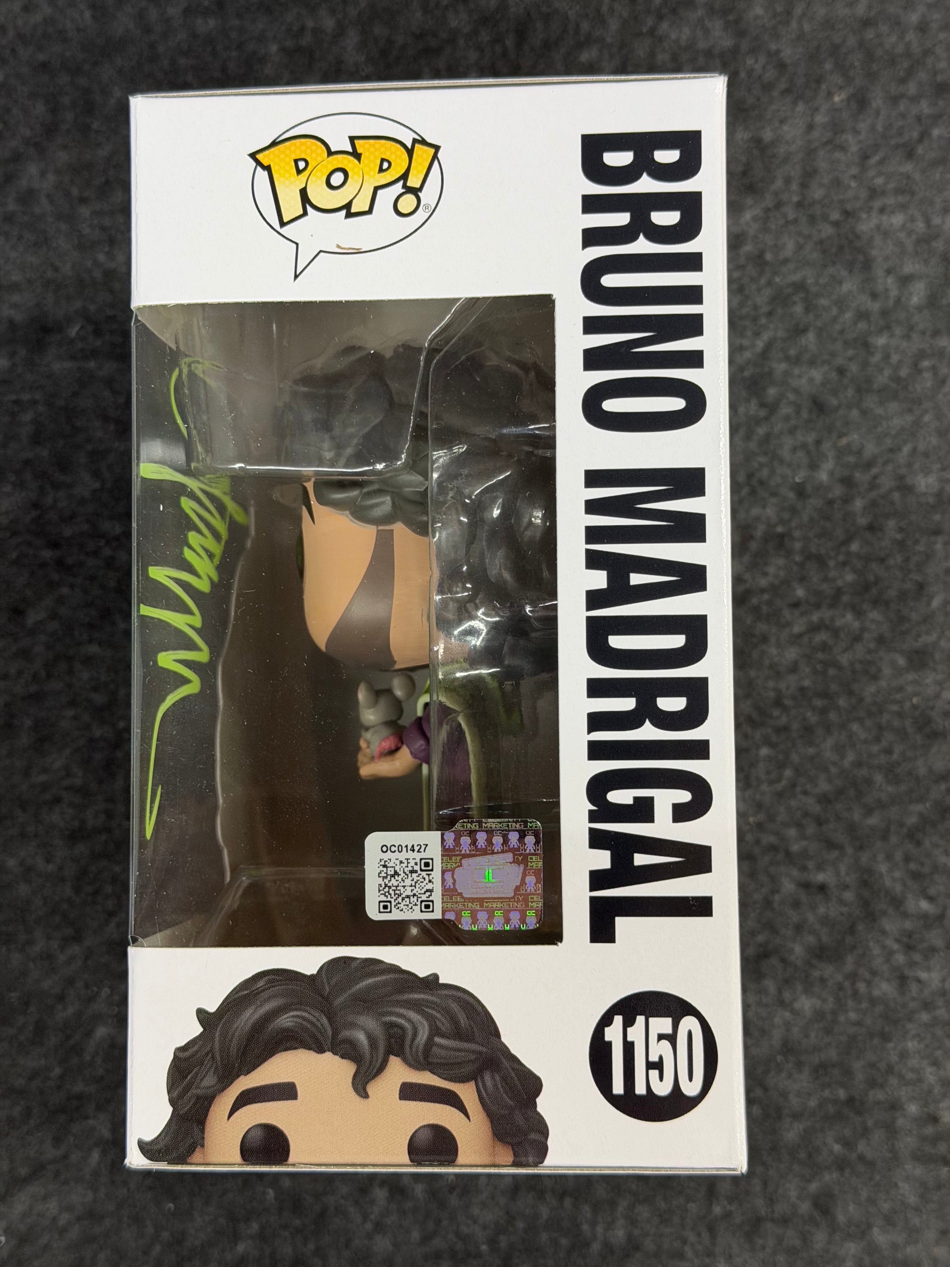 John Leguizamo Signed Bruno Madrigal Disney Encanto #1150 Funko - OC Celebrity Marketing