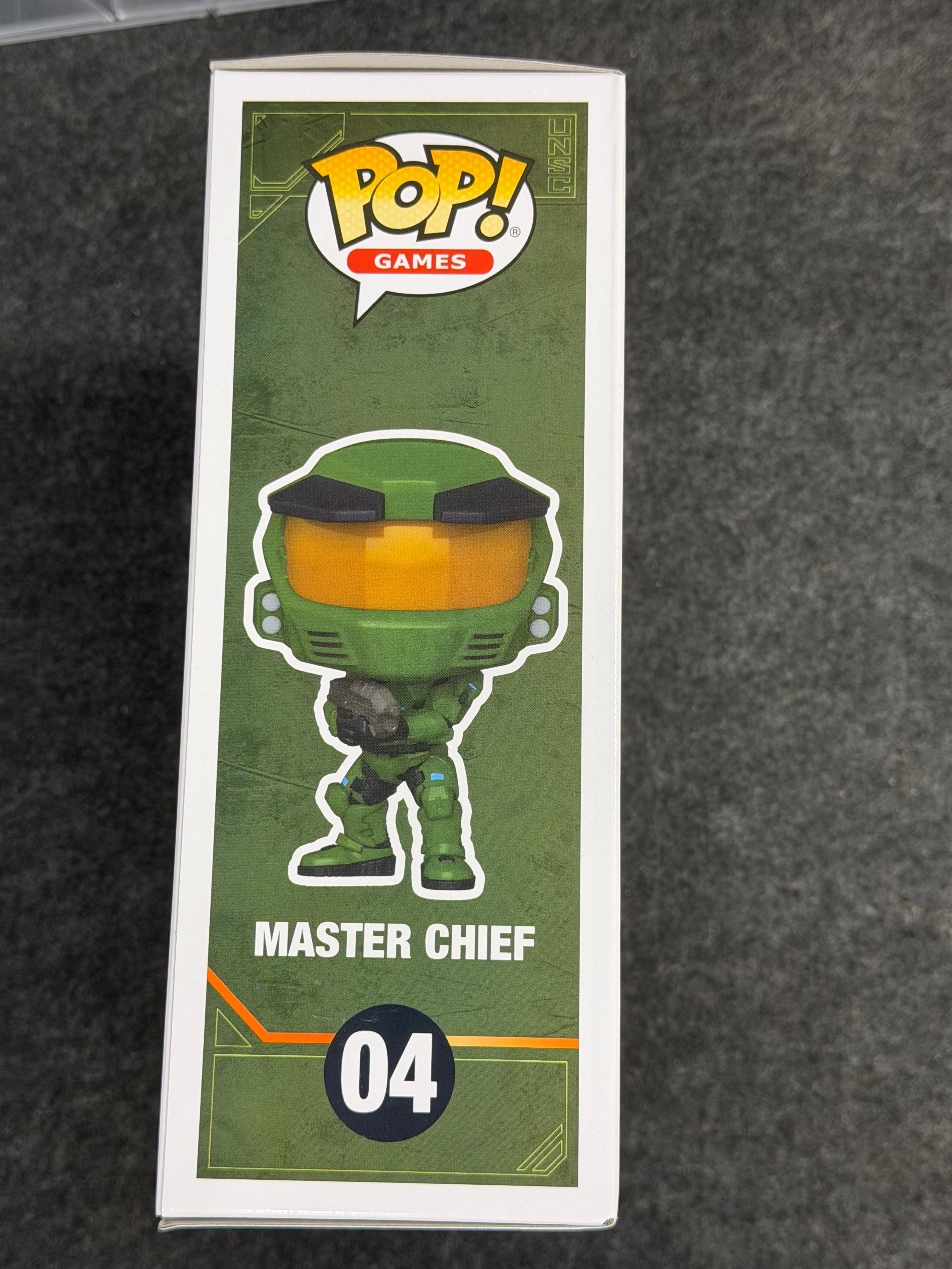 Steve Downes Signed Funko Pop Master Chief #04 Halo Autographed - JSA COA