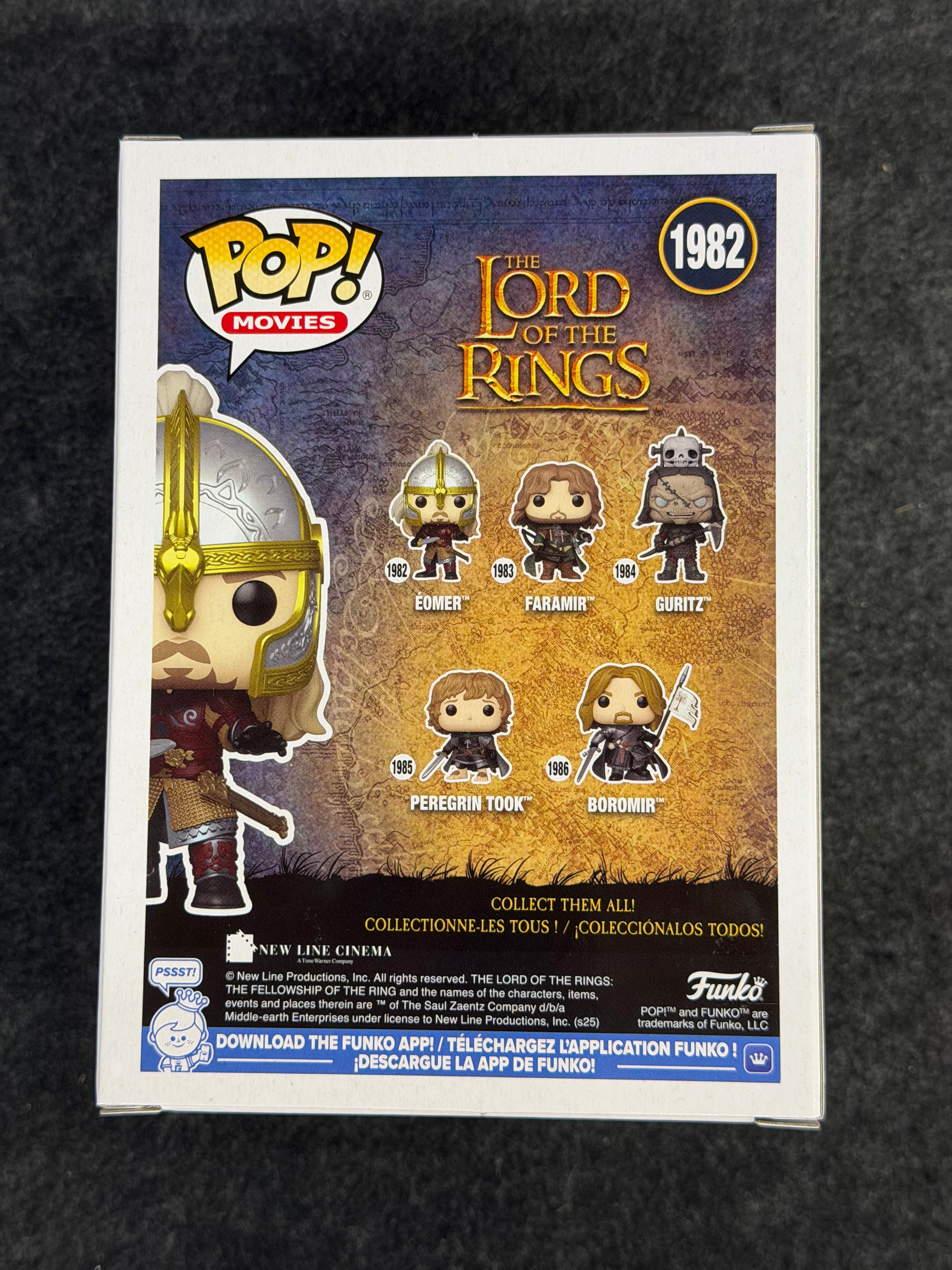 Karl Urban Signed The Lord of the Rings Eomer #1982 Funko - JSA COA