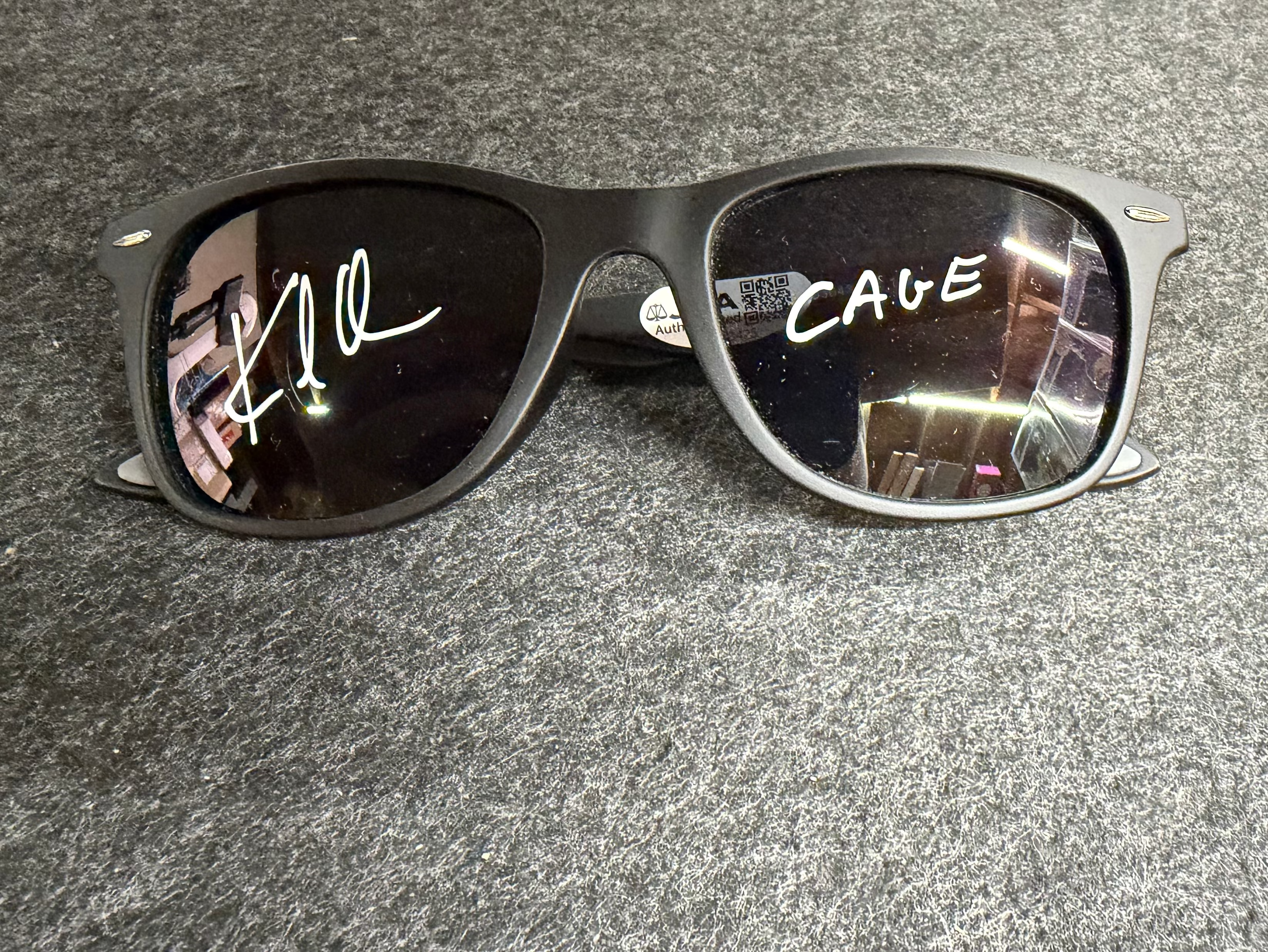 Karl Urban Signed Mortal Kombat II Johnny Cage Sunglasses Prop Replica- JSA COA