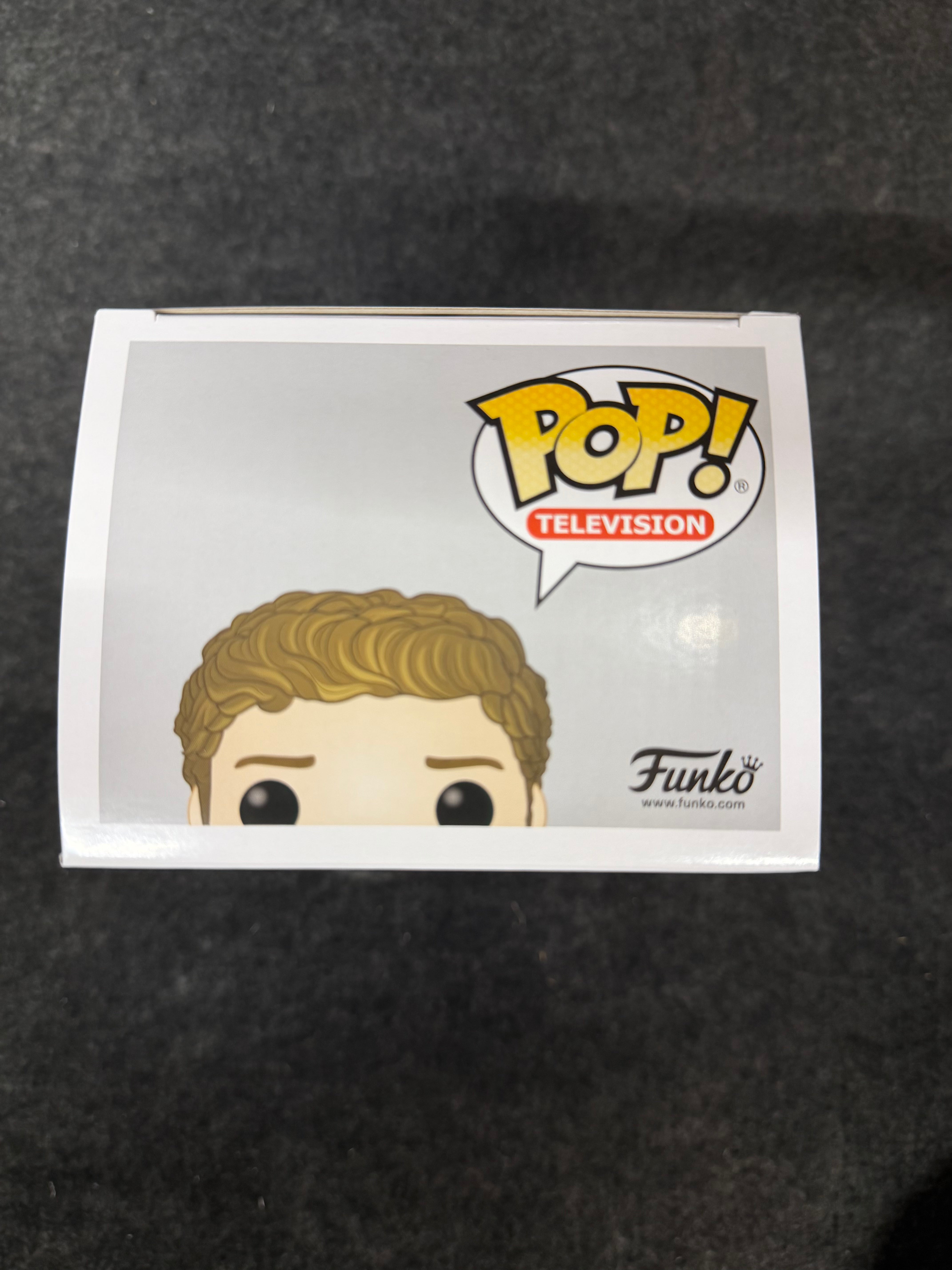 Jack Quaid Signed Hughie The Boys Funko Pop W/ QUOTE (JSA Witnessed)