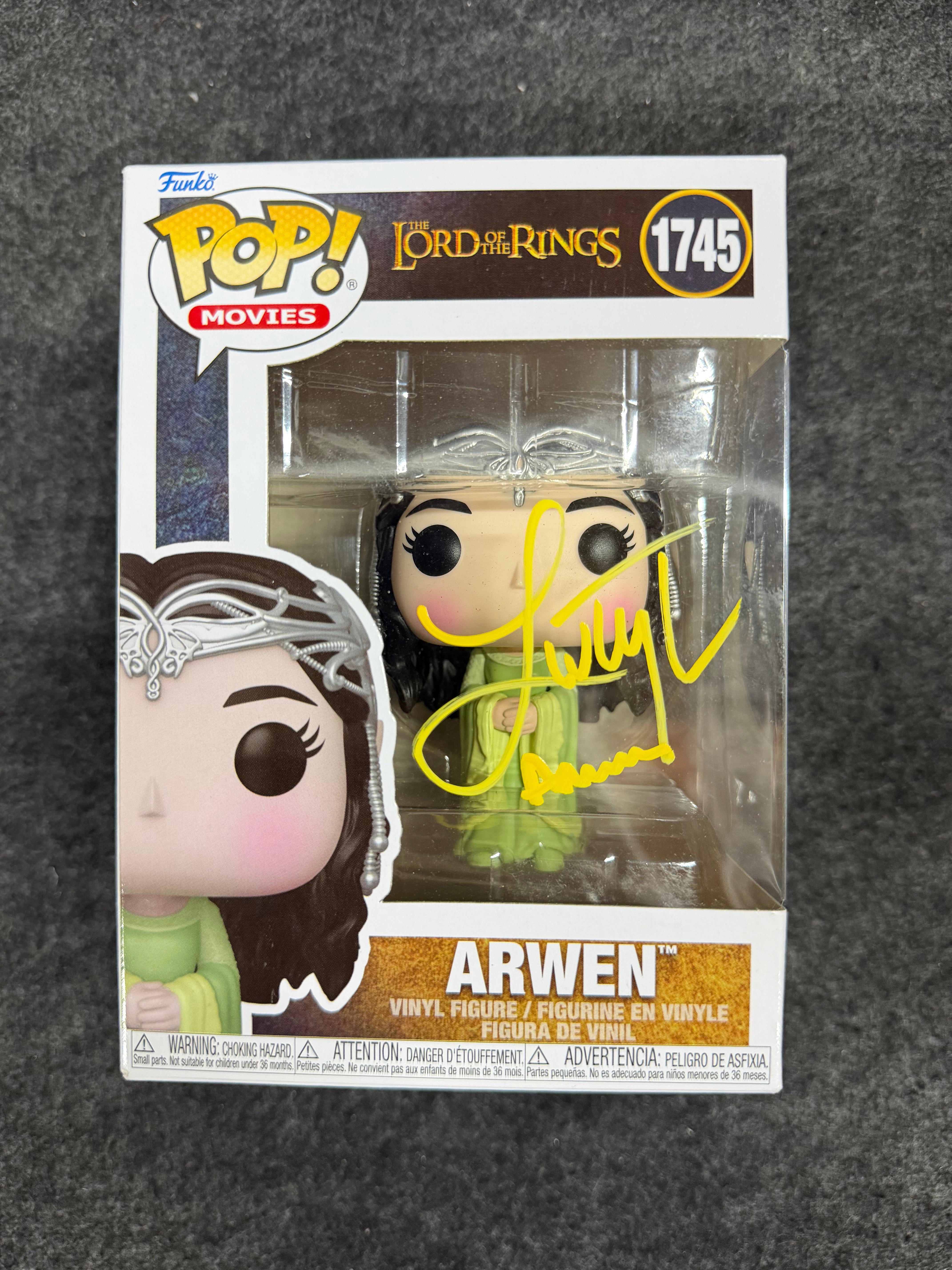 Liv Tyler Signed The Lord of the Rings Arwen #1745 Funko WITH QUOTE - Becket Witnessed