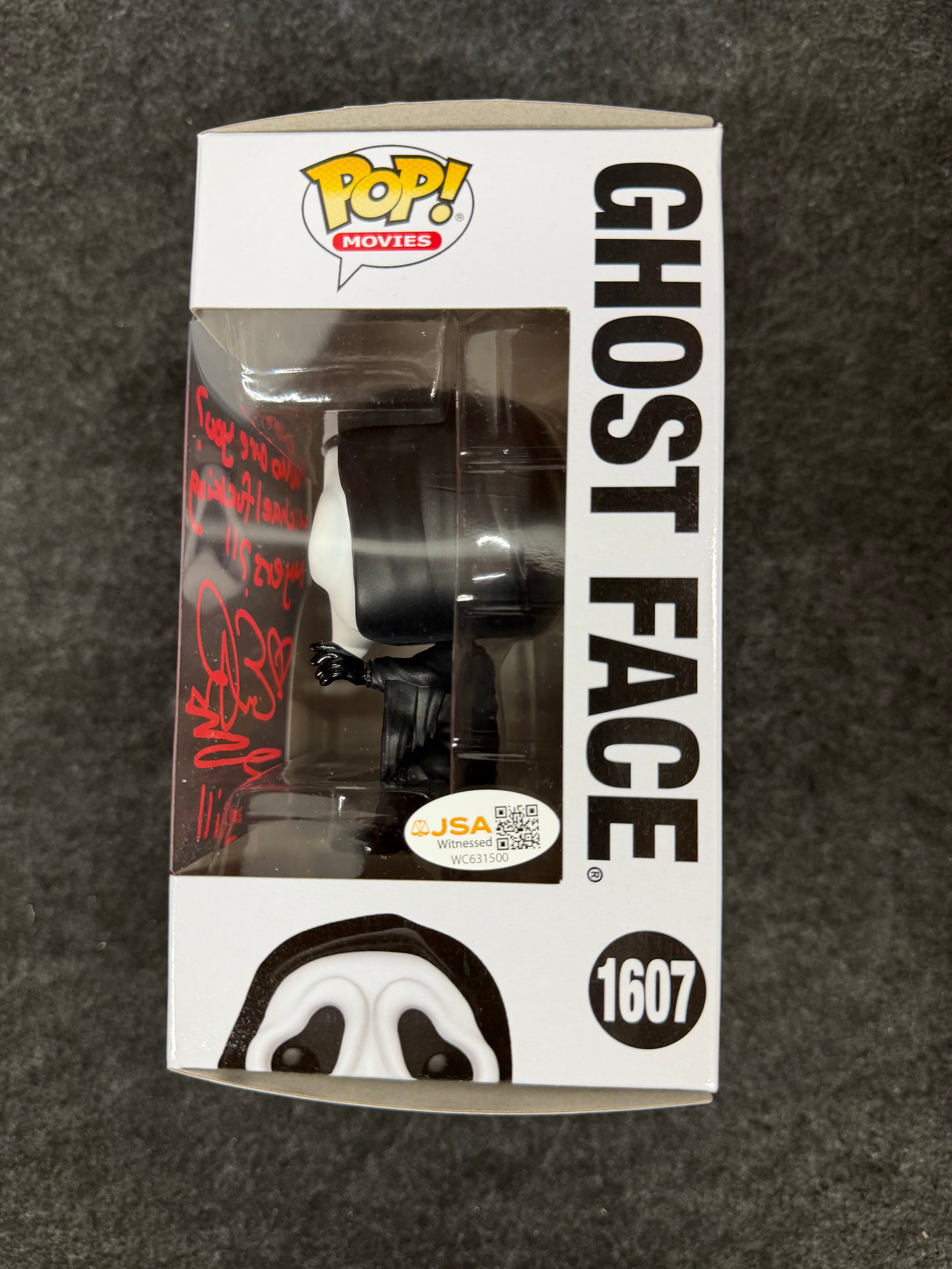 Emma Roberts Signed Ghost Face #1607 Funko - JSA Witnessed