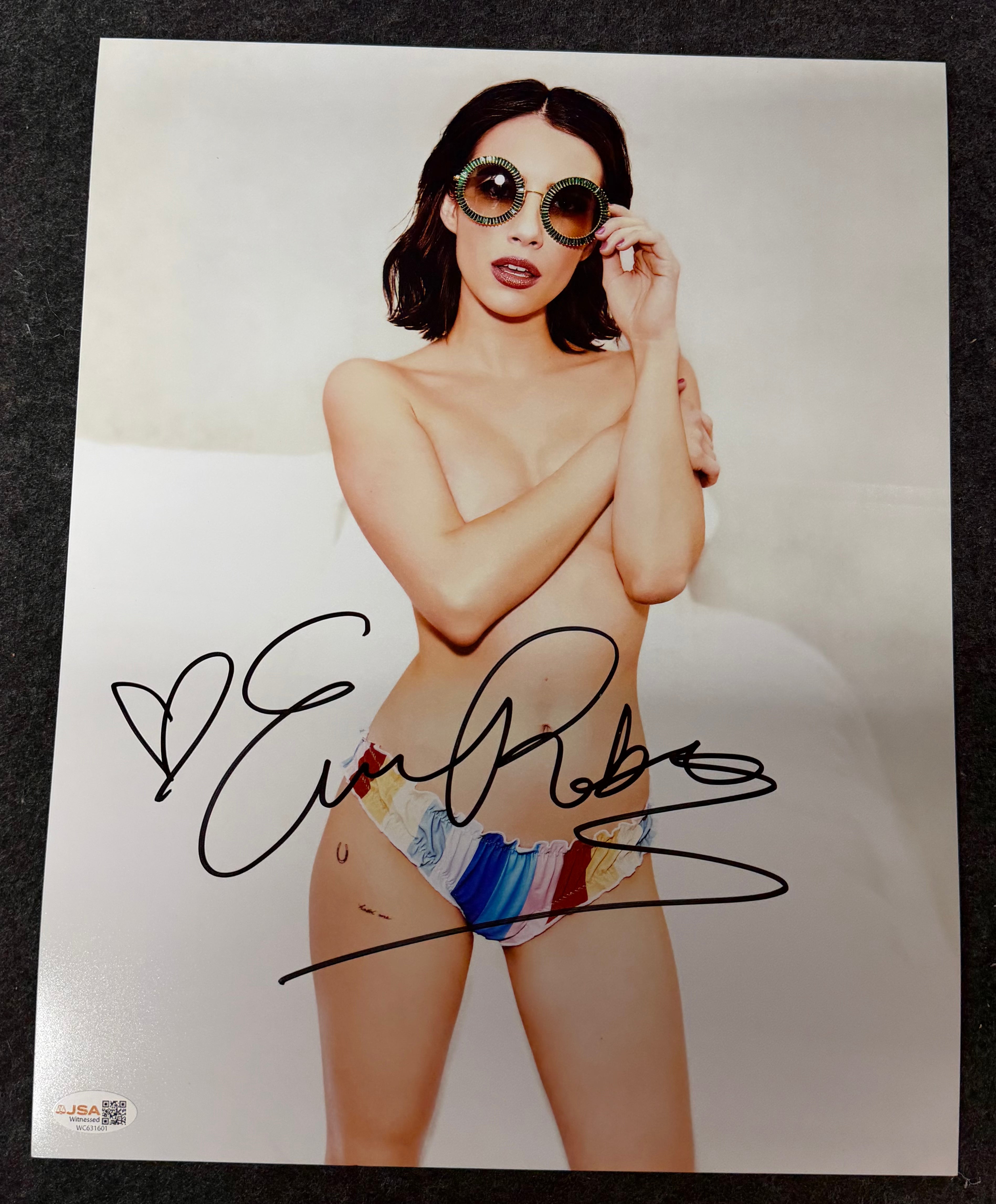 Emma Roberts Signed 11x14 Photo – Autographed - JSA Witnessed COA