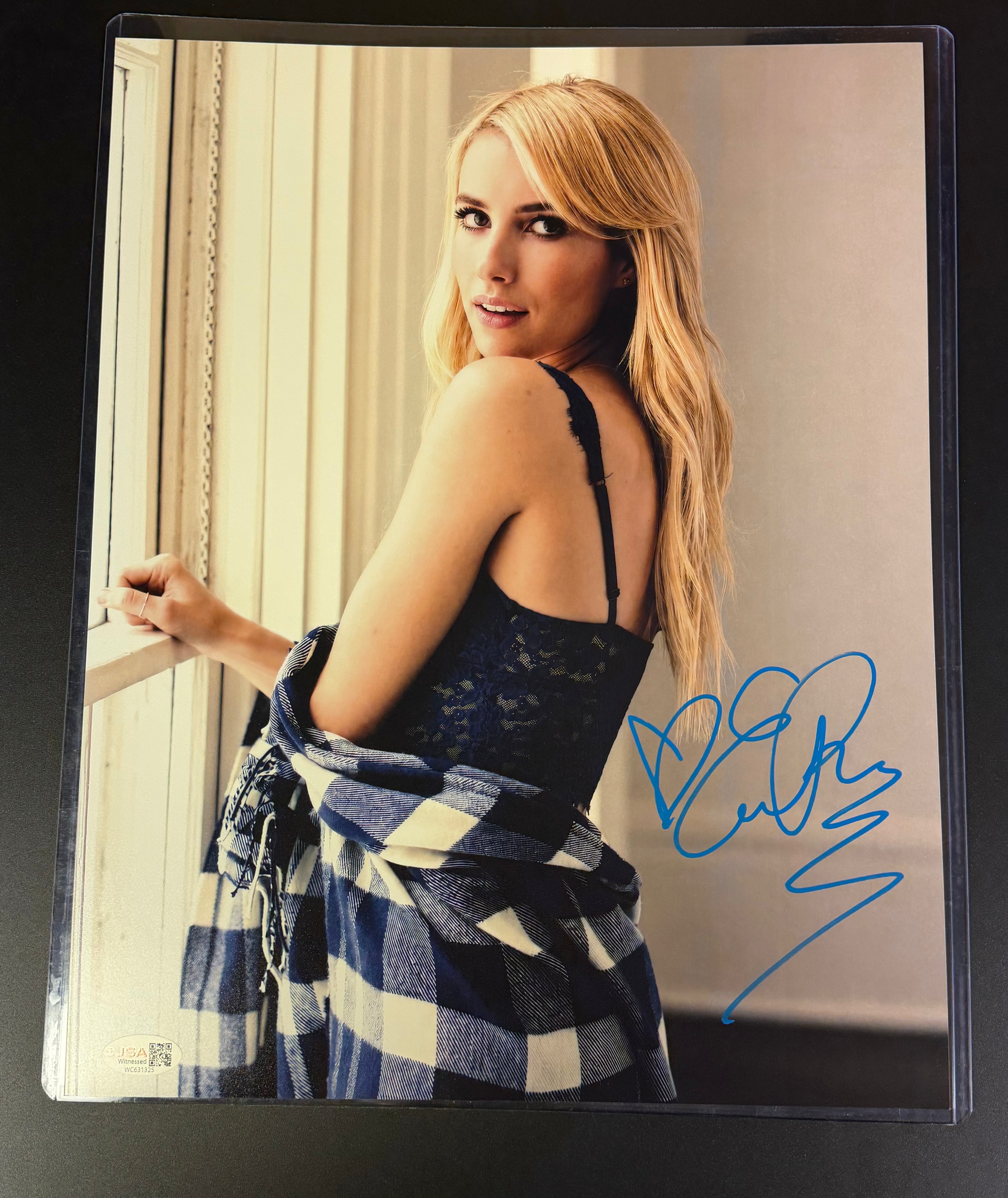 Emma Roberts Signed 11x14 Photo – Autographed - JSA Witnessed COA