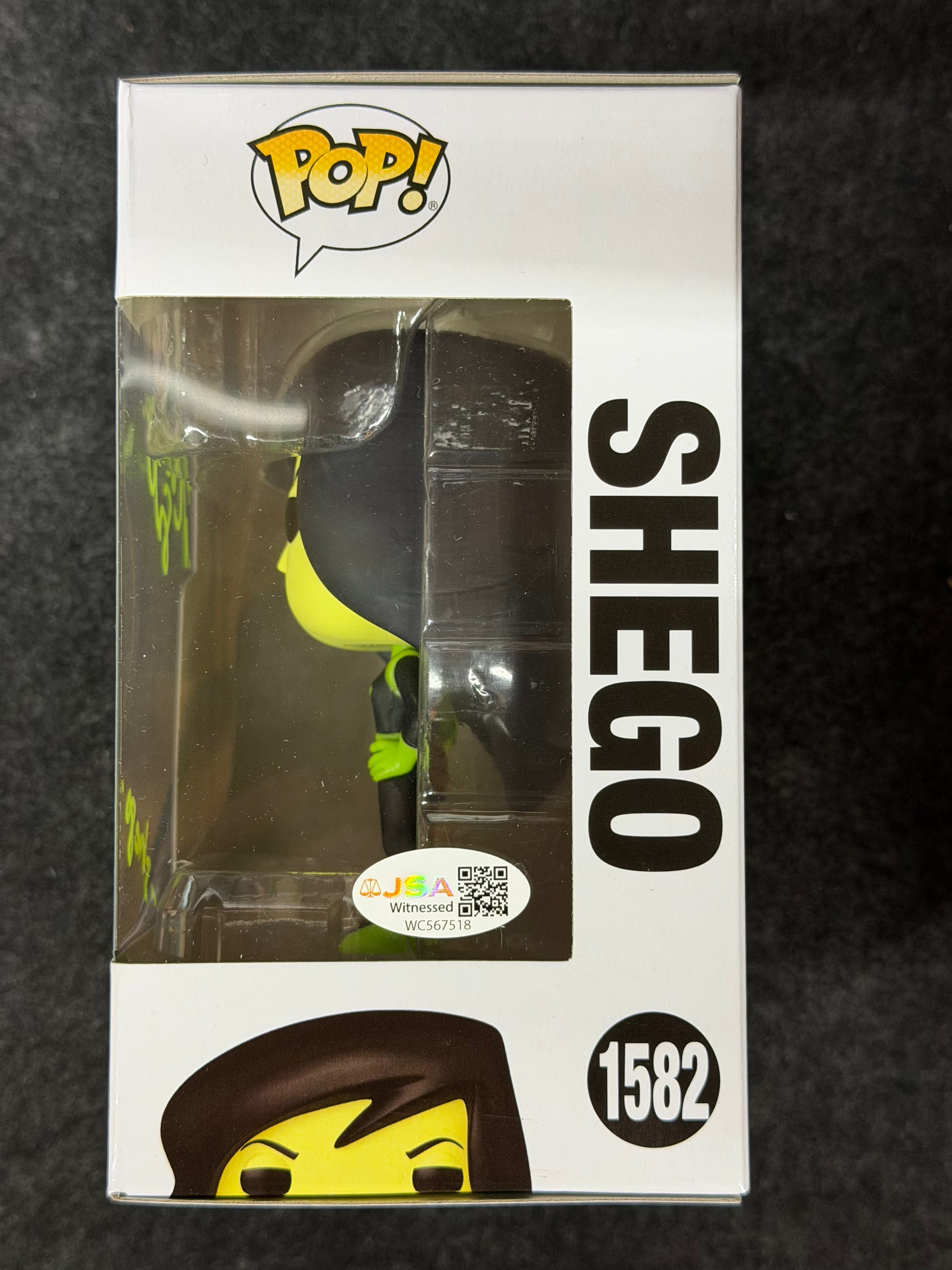 Nicole Sullivan Signed Shego Kim Possible Disney #1582 Funko - JSA Witnessed COA