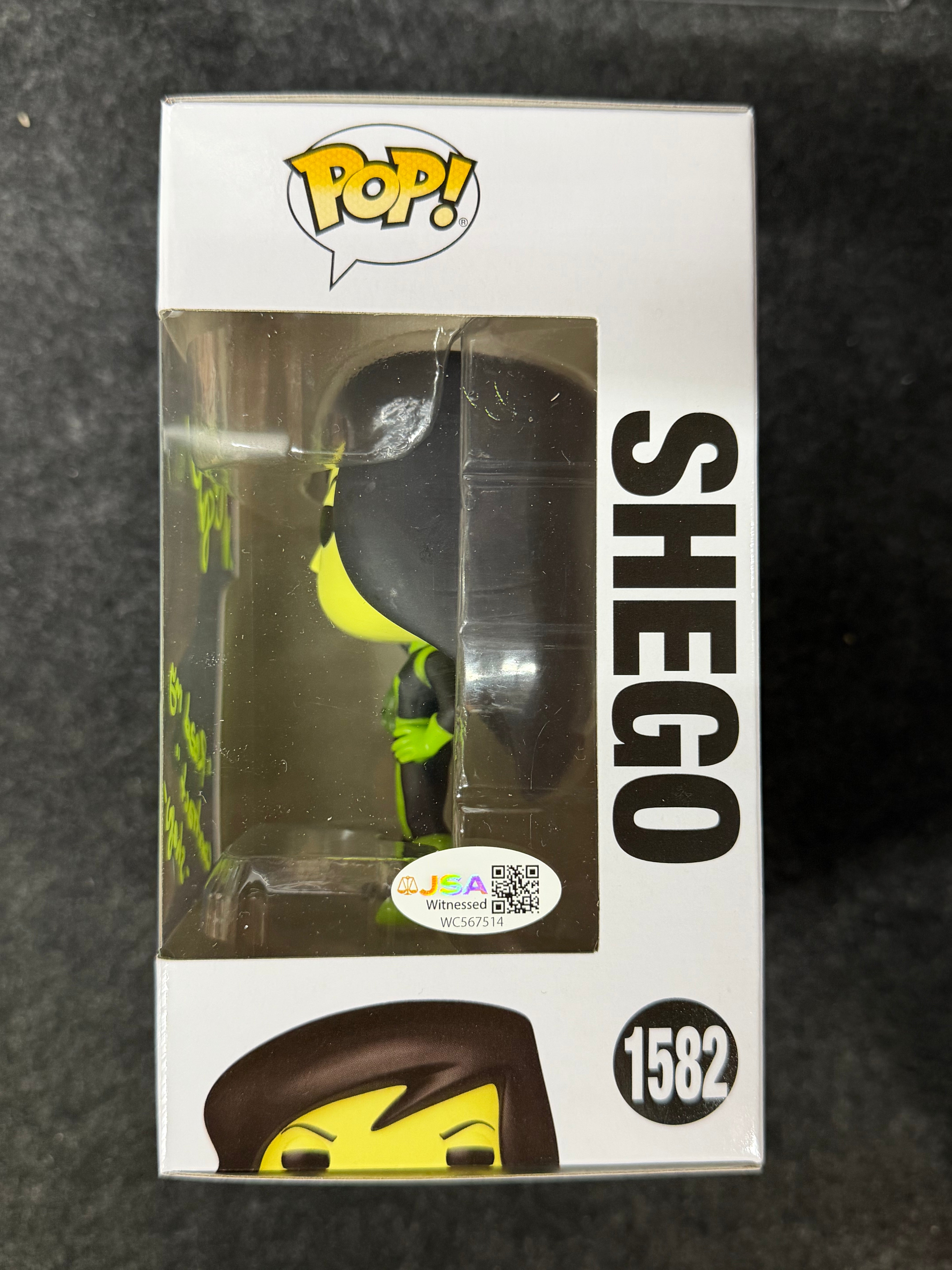 Nicole Sullivan Signed Shego Kim Possible Disney #1582 Funko W QUOTE - JSA Witnessed COA