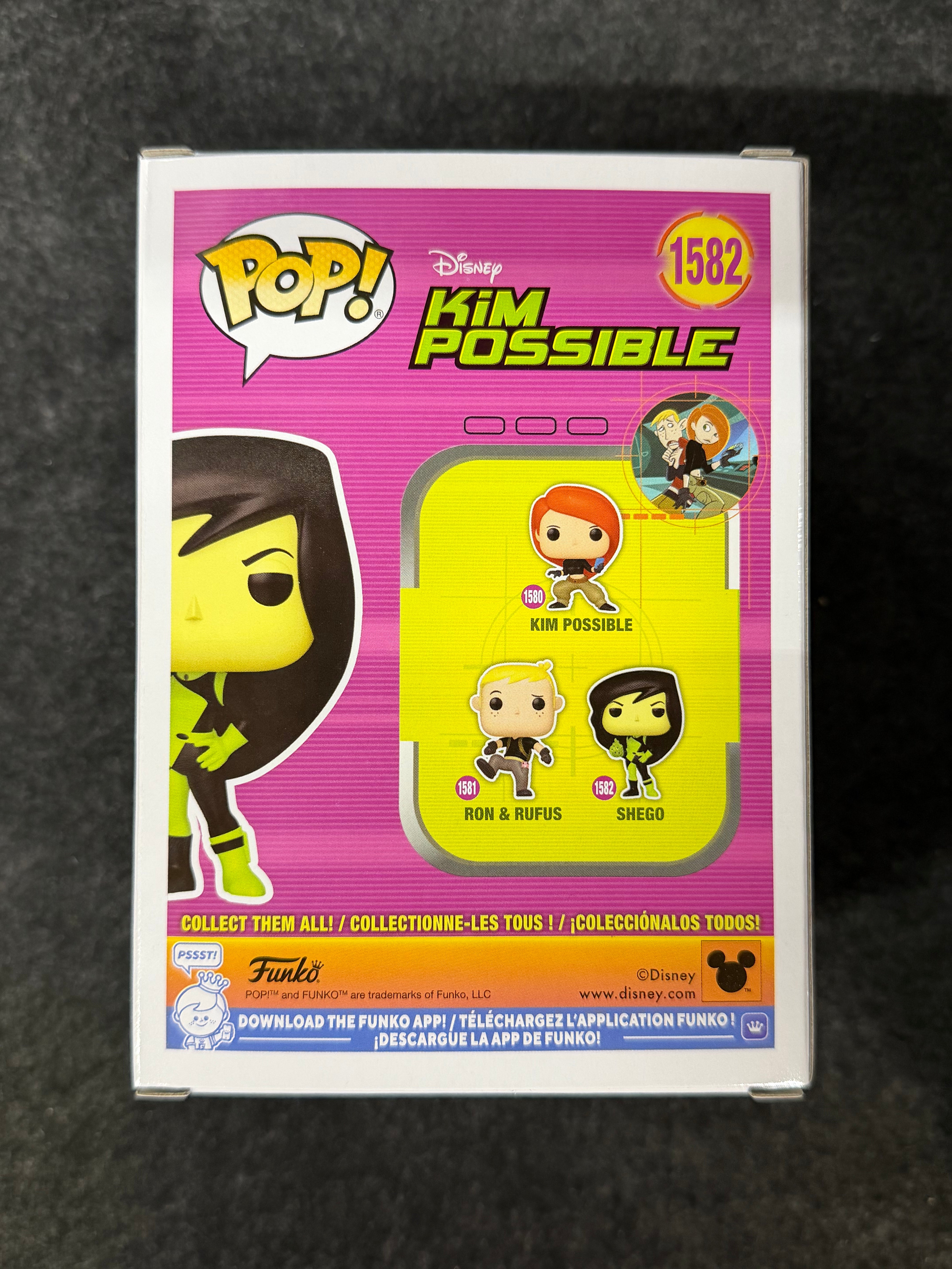 Nicole Sullivan Signed Shego Kim Possible Disney #1582 Funko W QUOTE - JSA Witnessed COA
