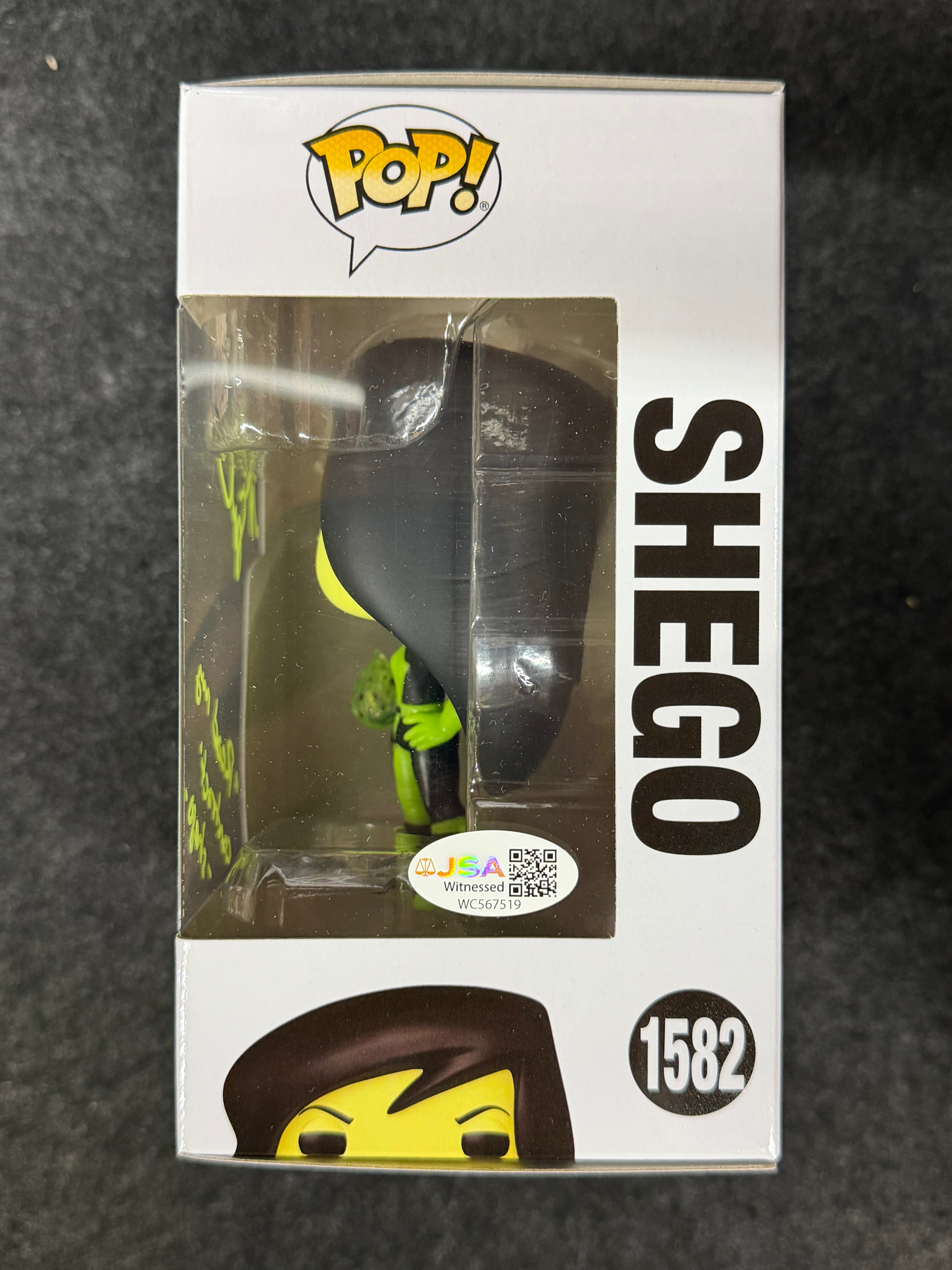 Nicole Sullivan Signed Shego Kim Possible Disney #1582 Funko W QUOTE - JSA Witnessed COA