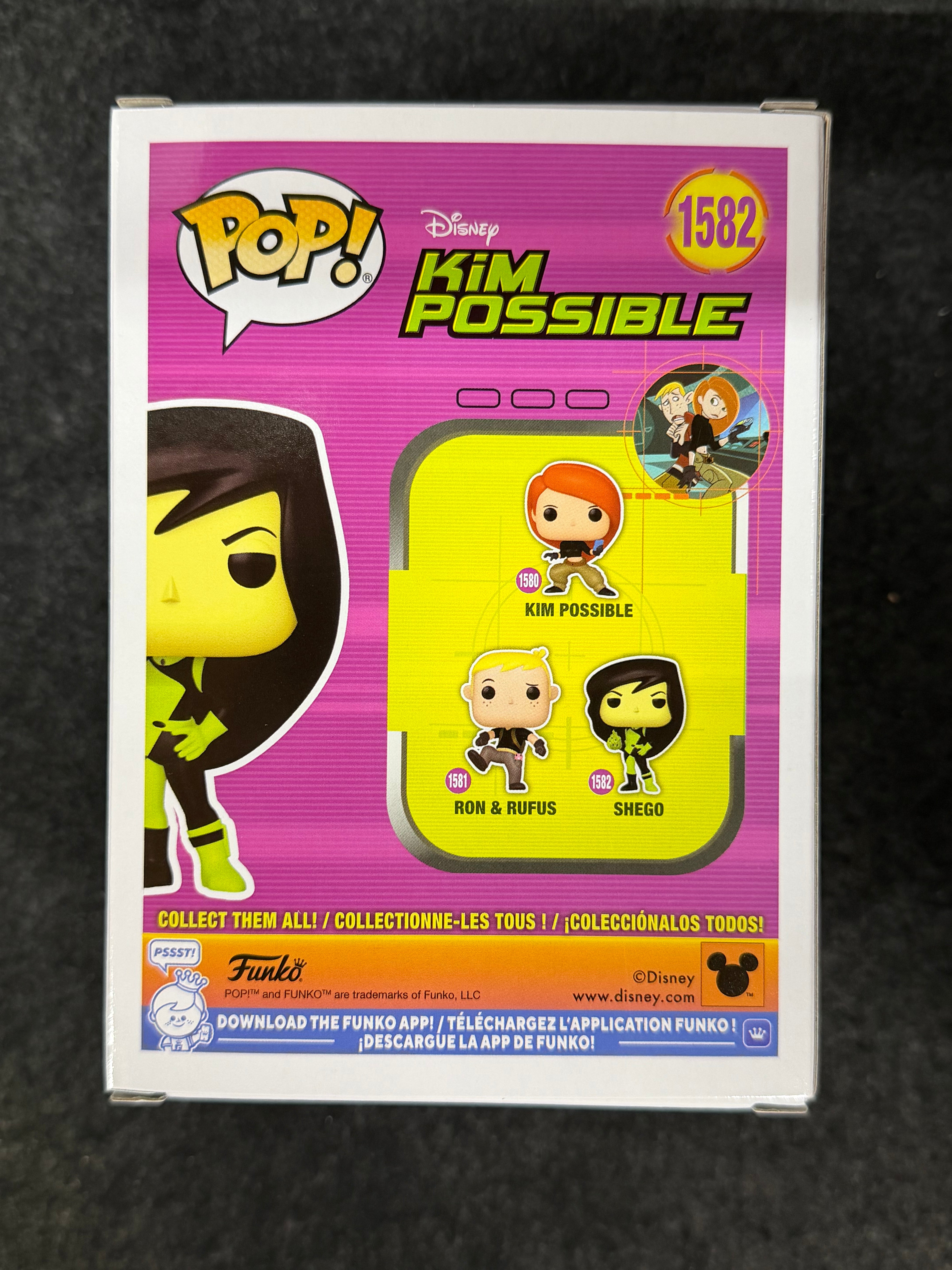 Nicole Sullivan Signed Shego Kim Possible Disney #1582 Funko W QUOTE - JSA Witnessed COA