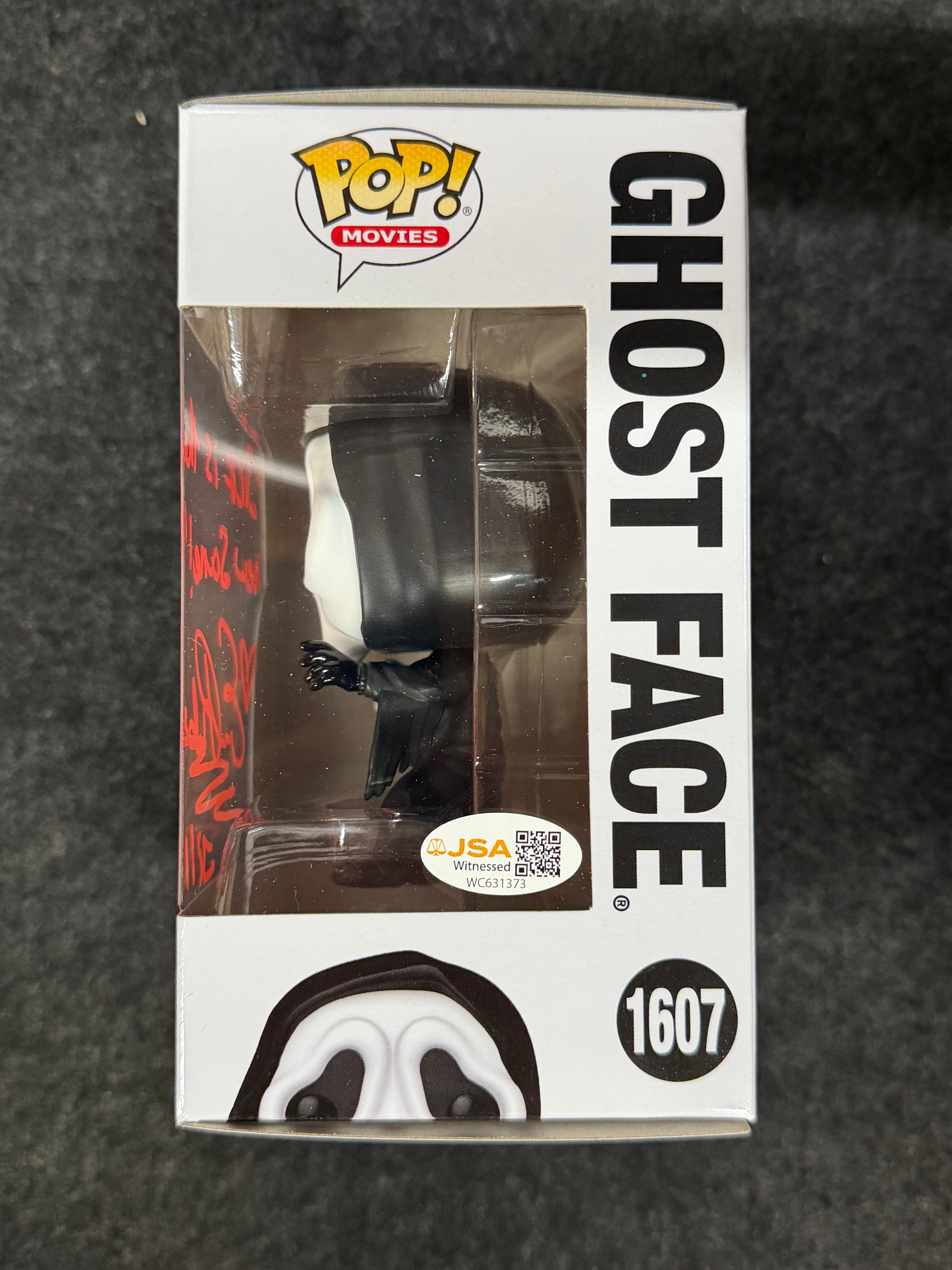 Emma Roberts Signed Ghost Face #1607 Funko W QUOTE - JSA Witnessed