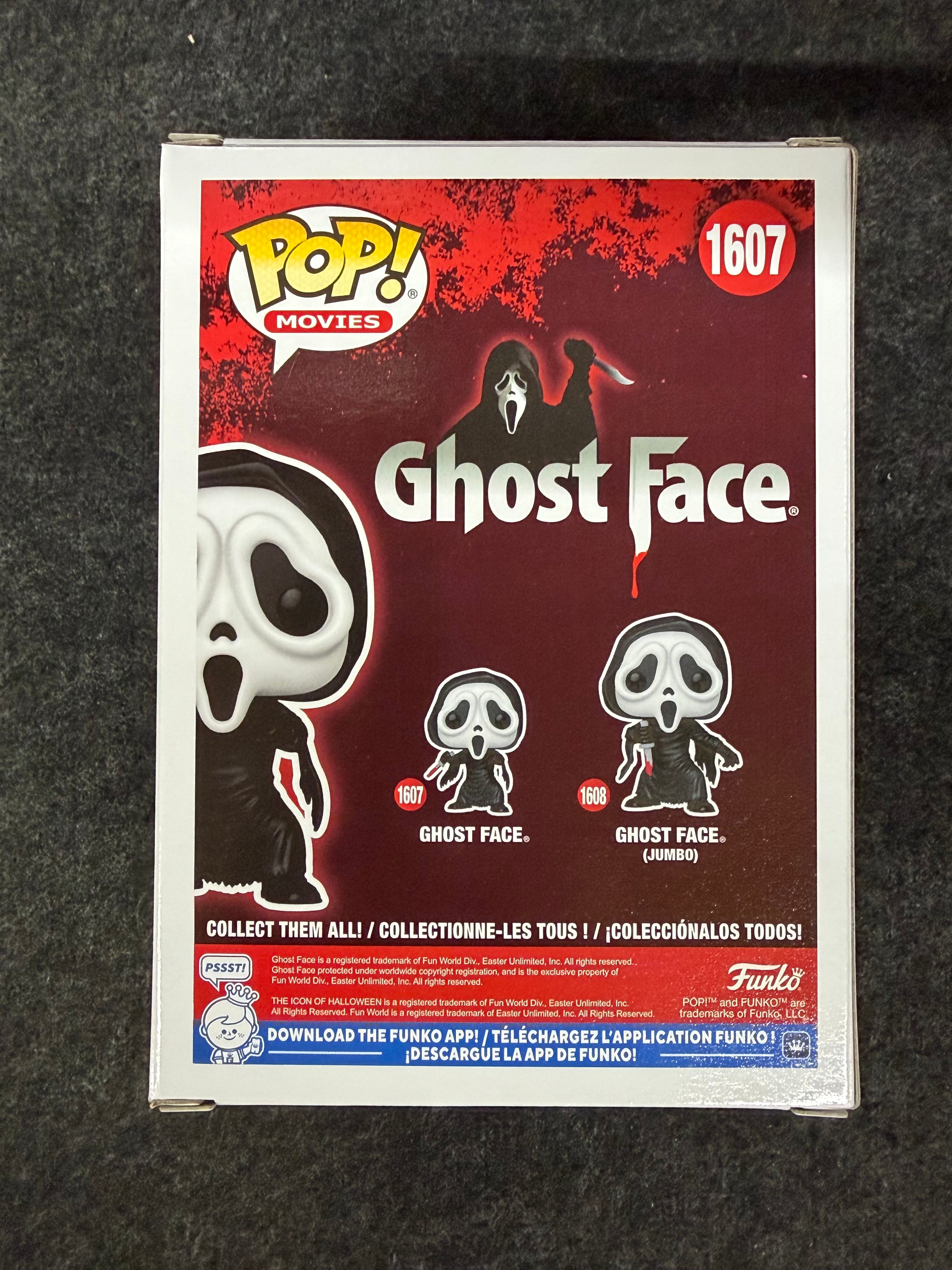 Emma Roberts Signed Ghost Face #1607 Funko W QUOTE - JSA Witnessed