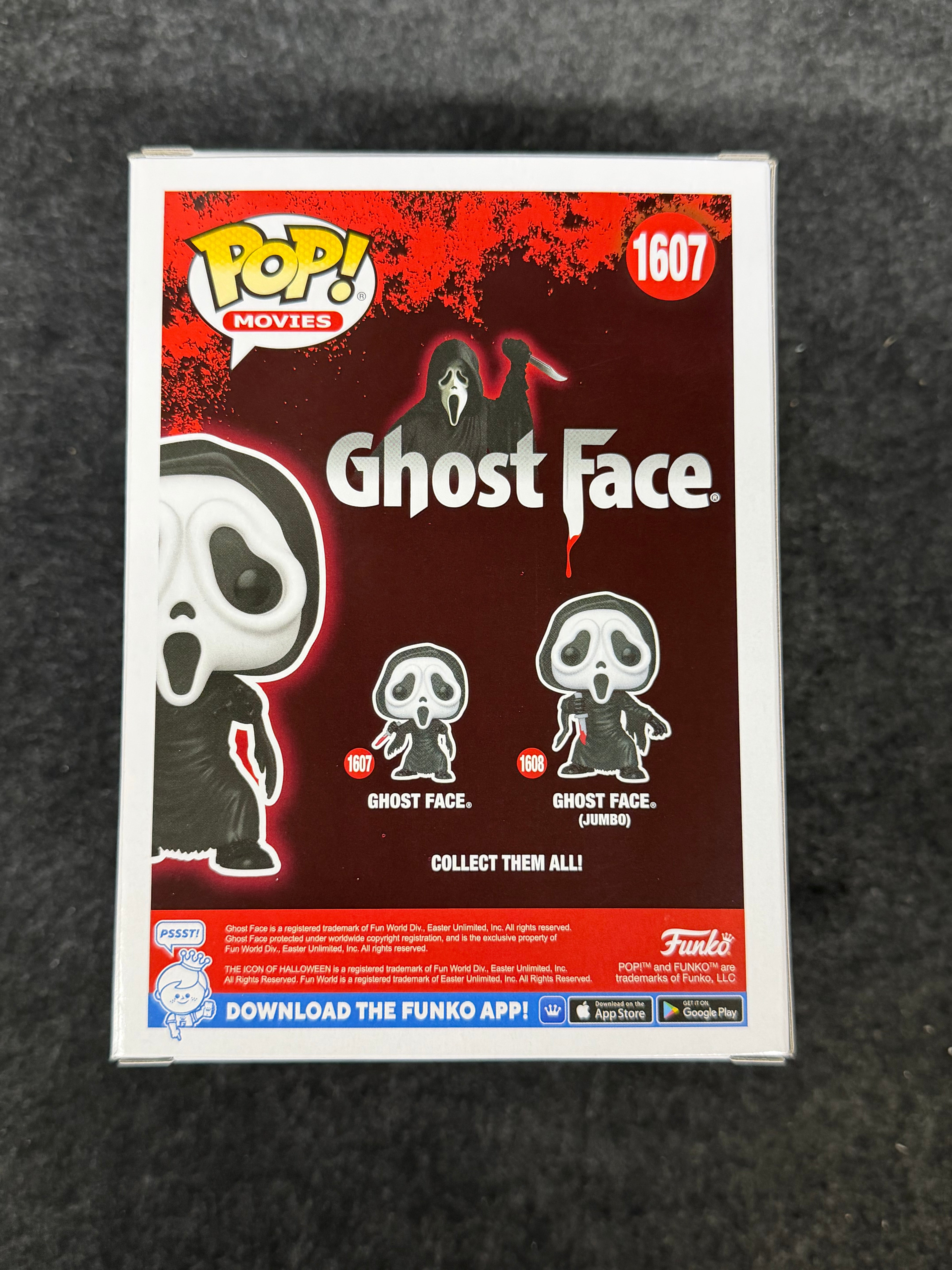 Matthew Lillard / Skeet Ulrich Signed Ghost Face #1607 Funko - JSA COA