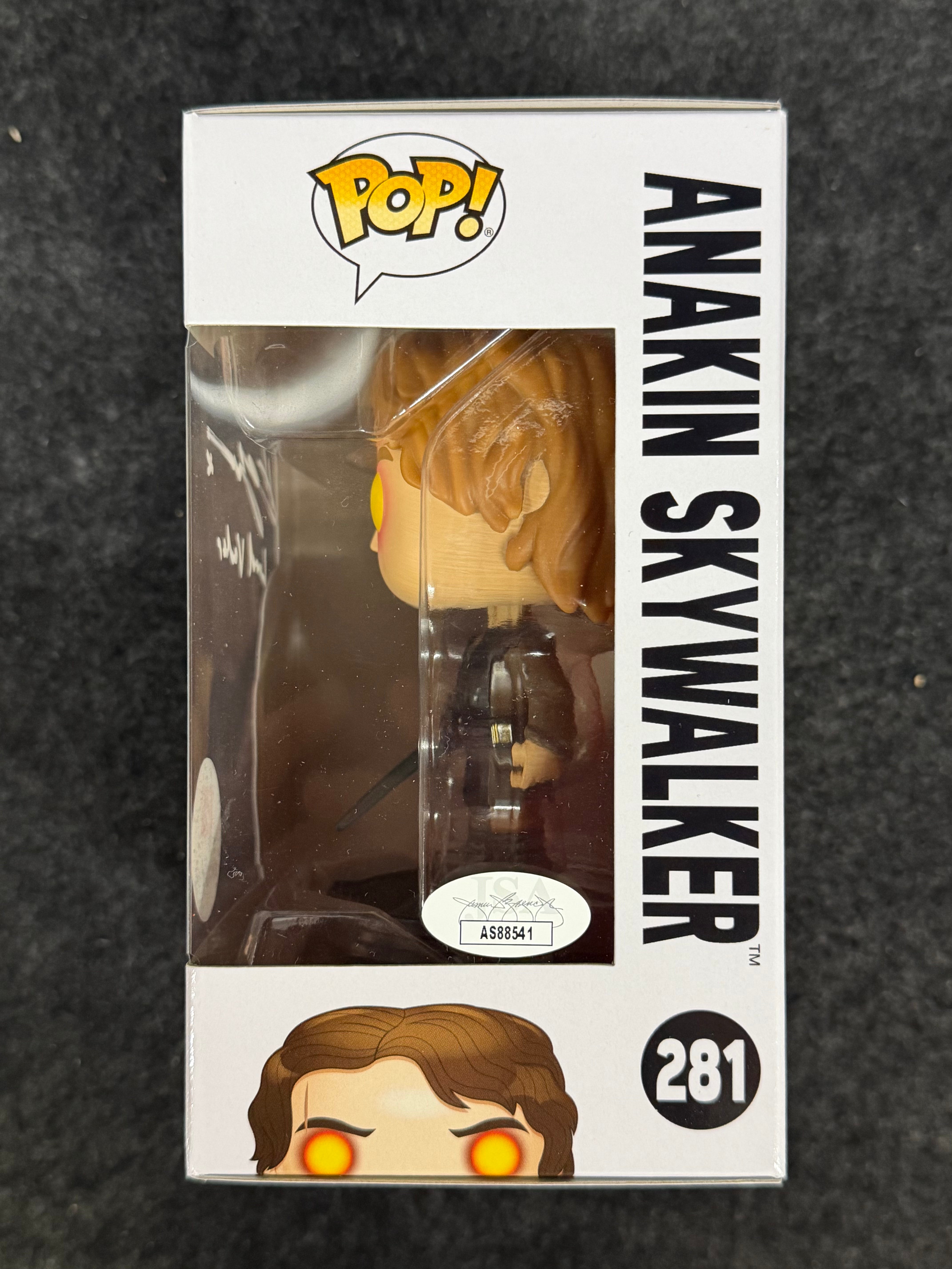 Hayden Christensen Signed Anakin Skywalker Star Wars #281 Funko - JSA COA