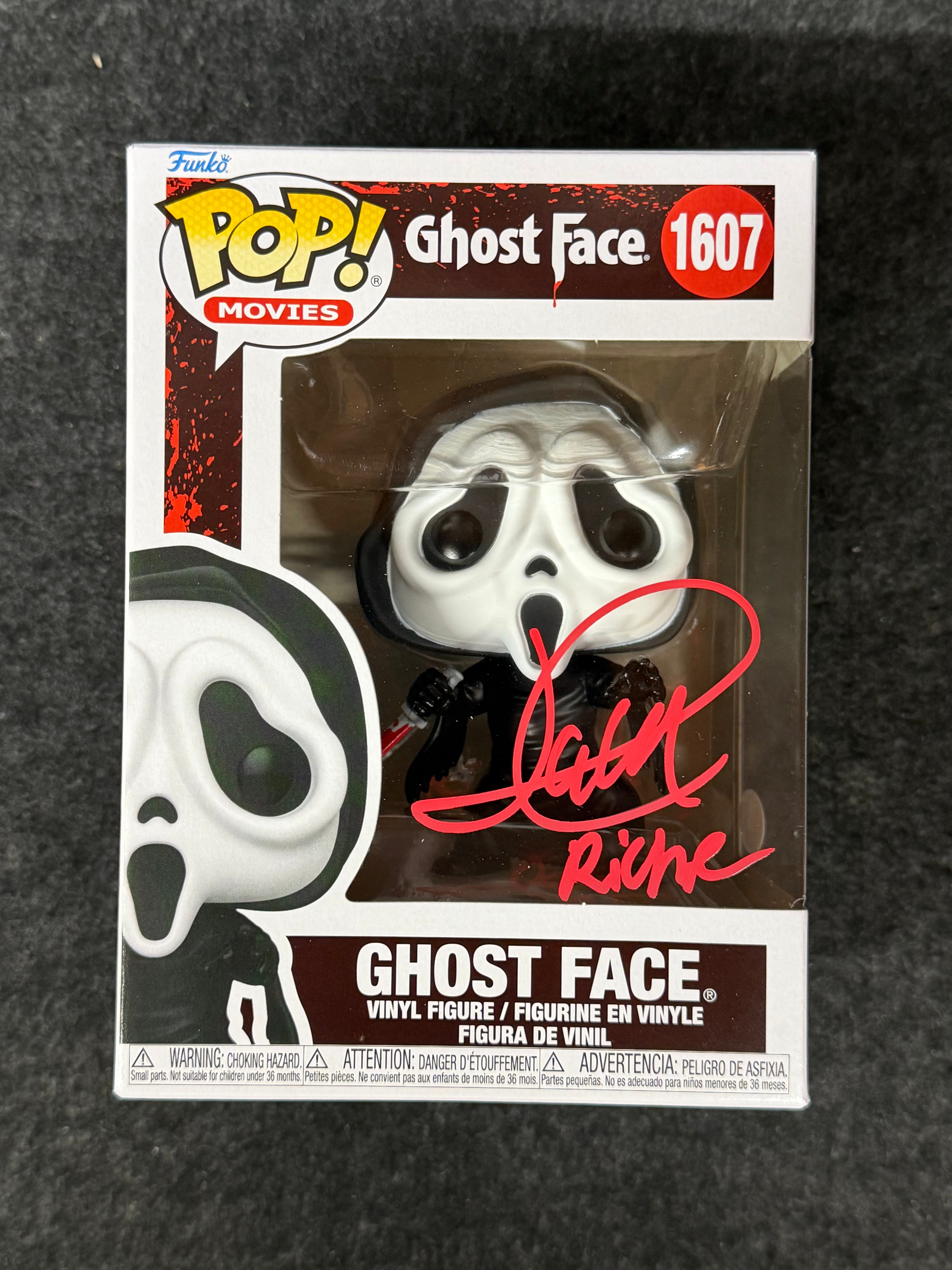 Jack Quaid Signed Richie Ghost Face #1607 Funko - JSA Witnessed