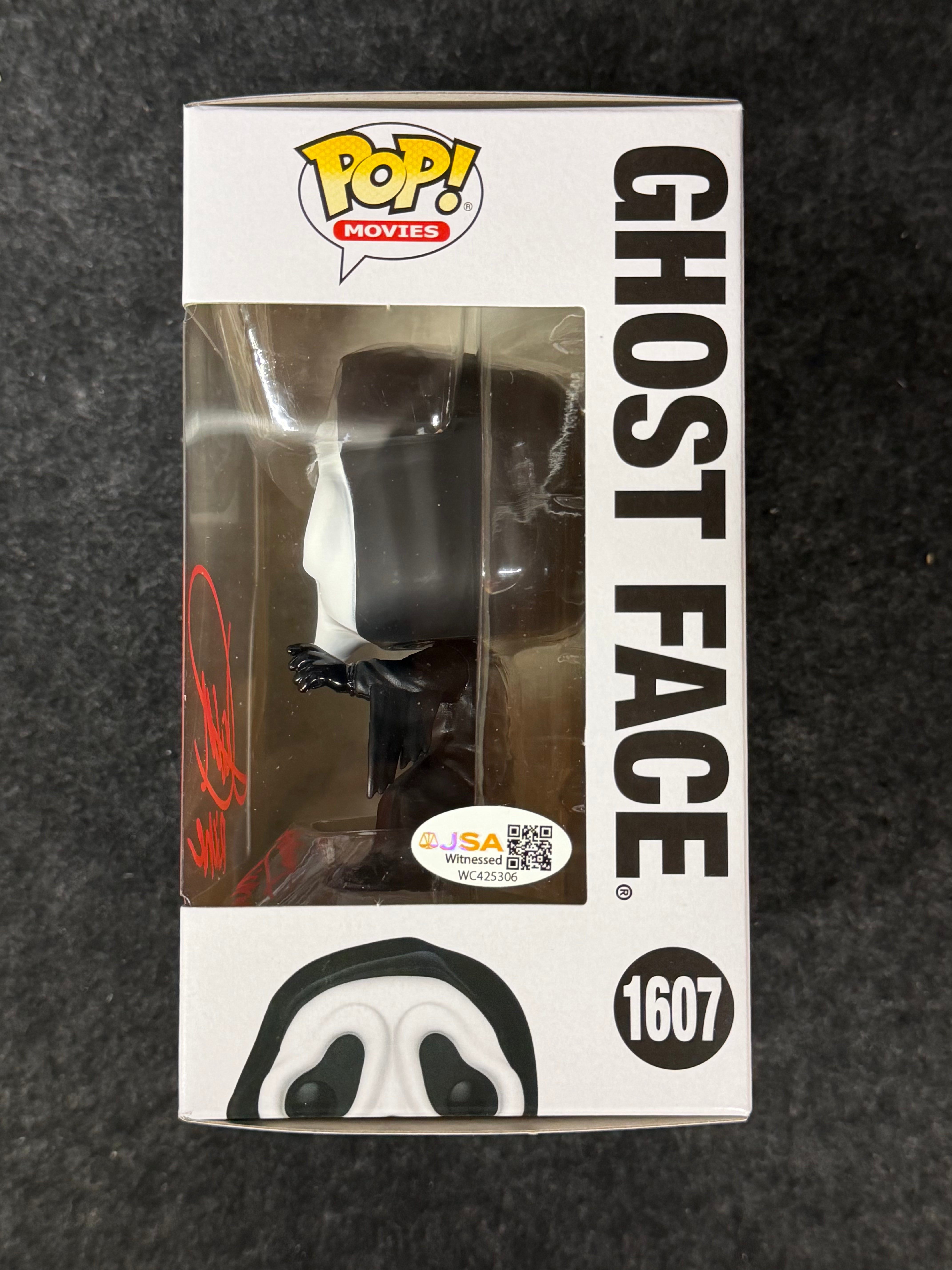 Jack Quaid Signed Richie Ghost Face #1607 Funko - JSA Witnessed