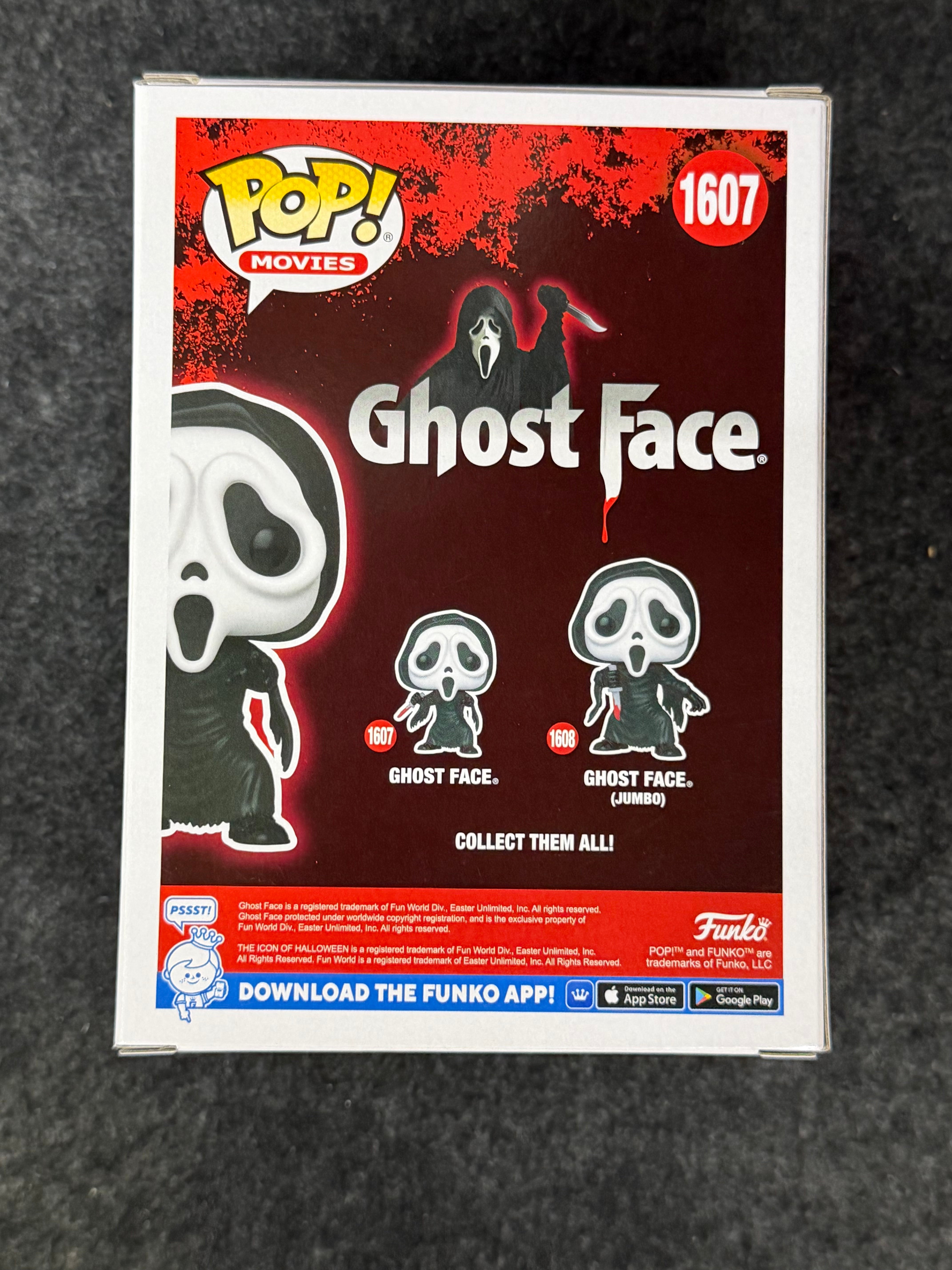 Jack Quaid Signed Richie Ghost Face #1607 Funko - JSA Witnessed