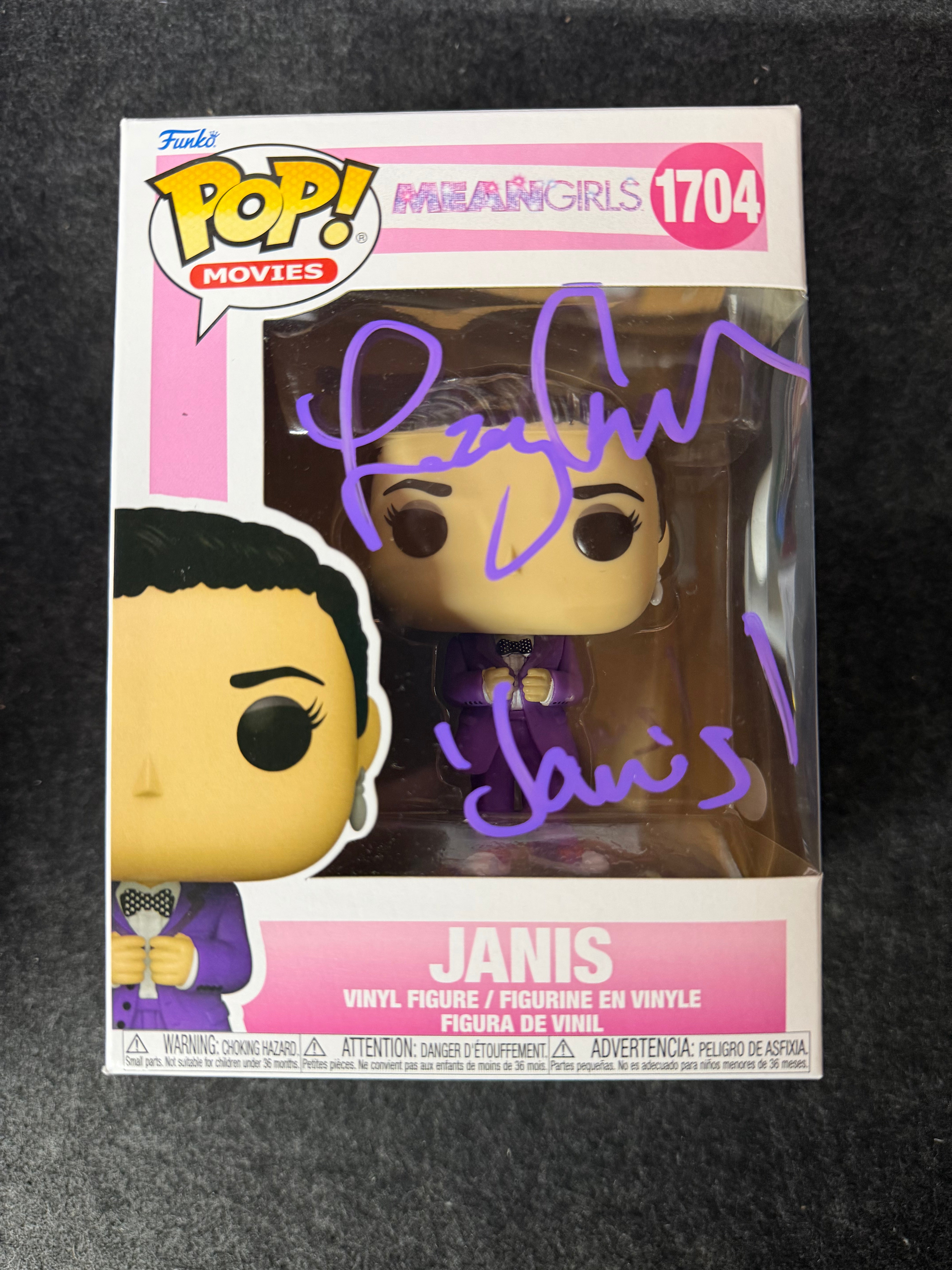 Lizzy Caplan Mean Girls #1704 Funko - JSA Witnessed COA