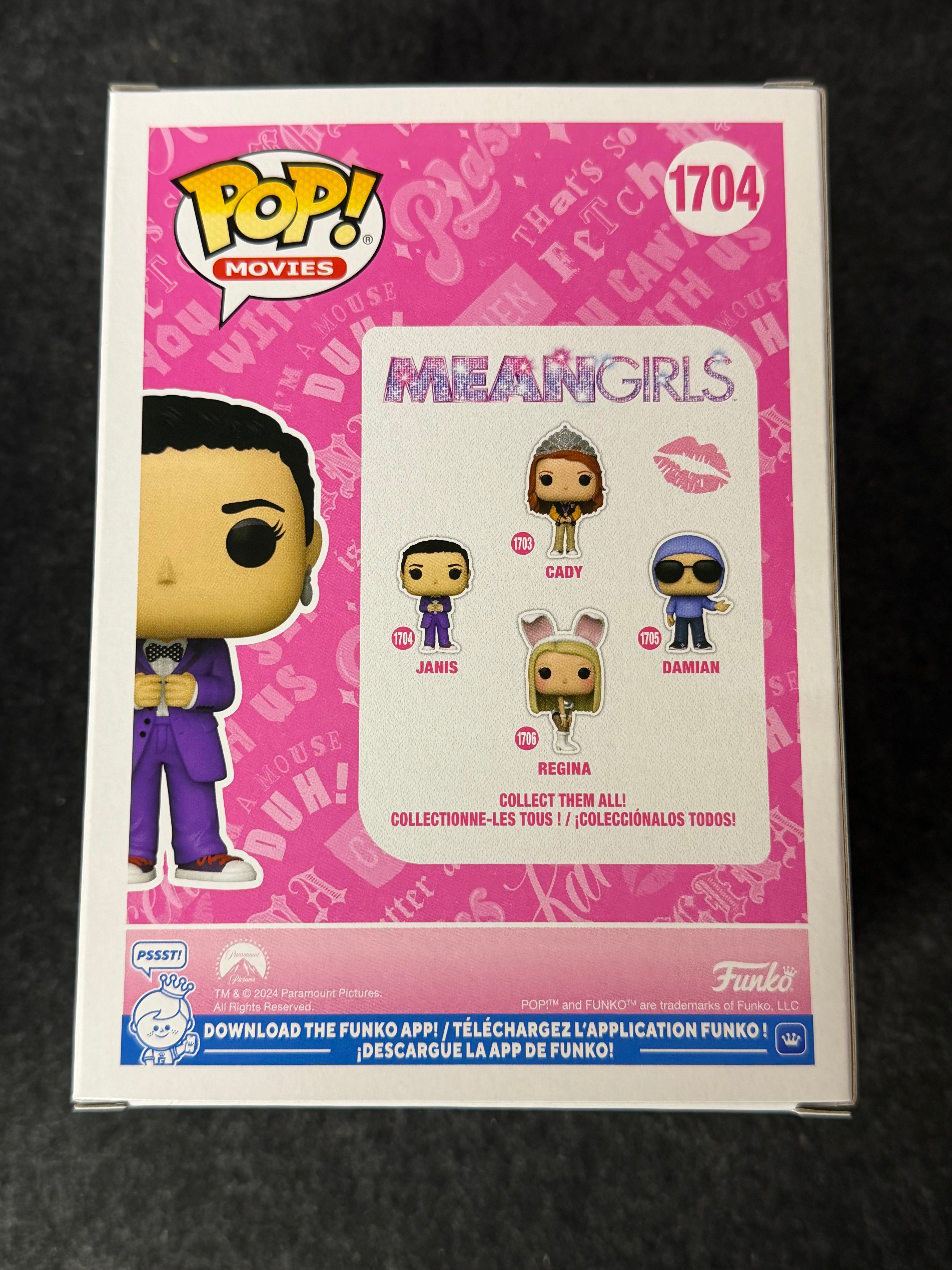 Lizzy Caplan Mean Girls #1704 Funko - JSA Witnessed COA