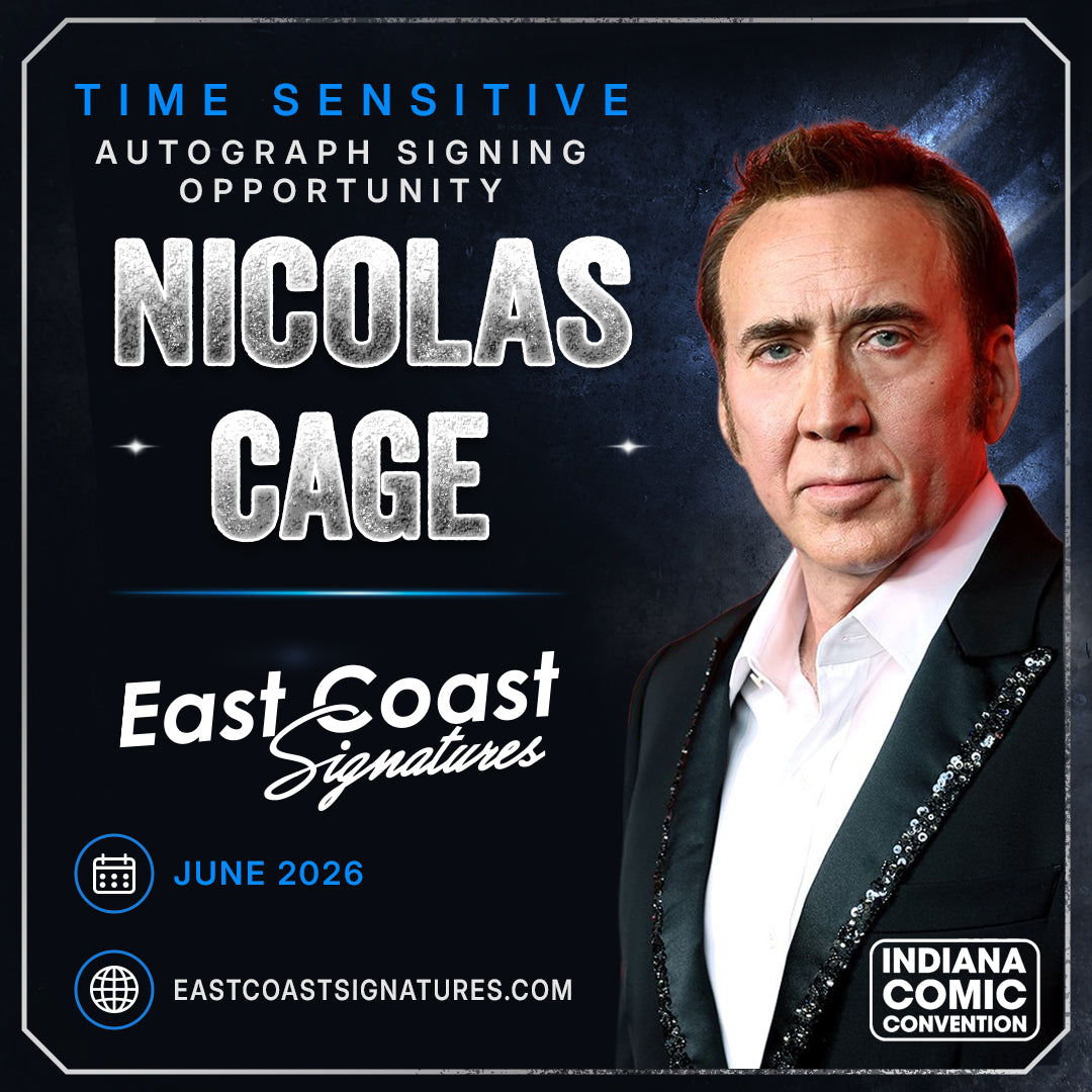 Nicolas Cage Autograph Signing