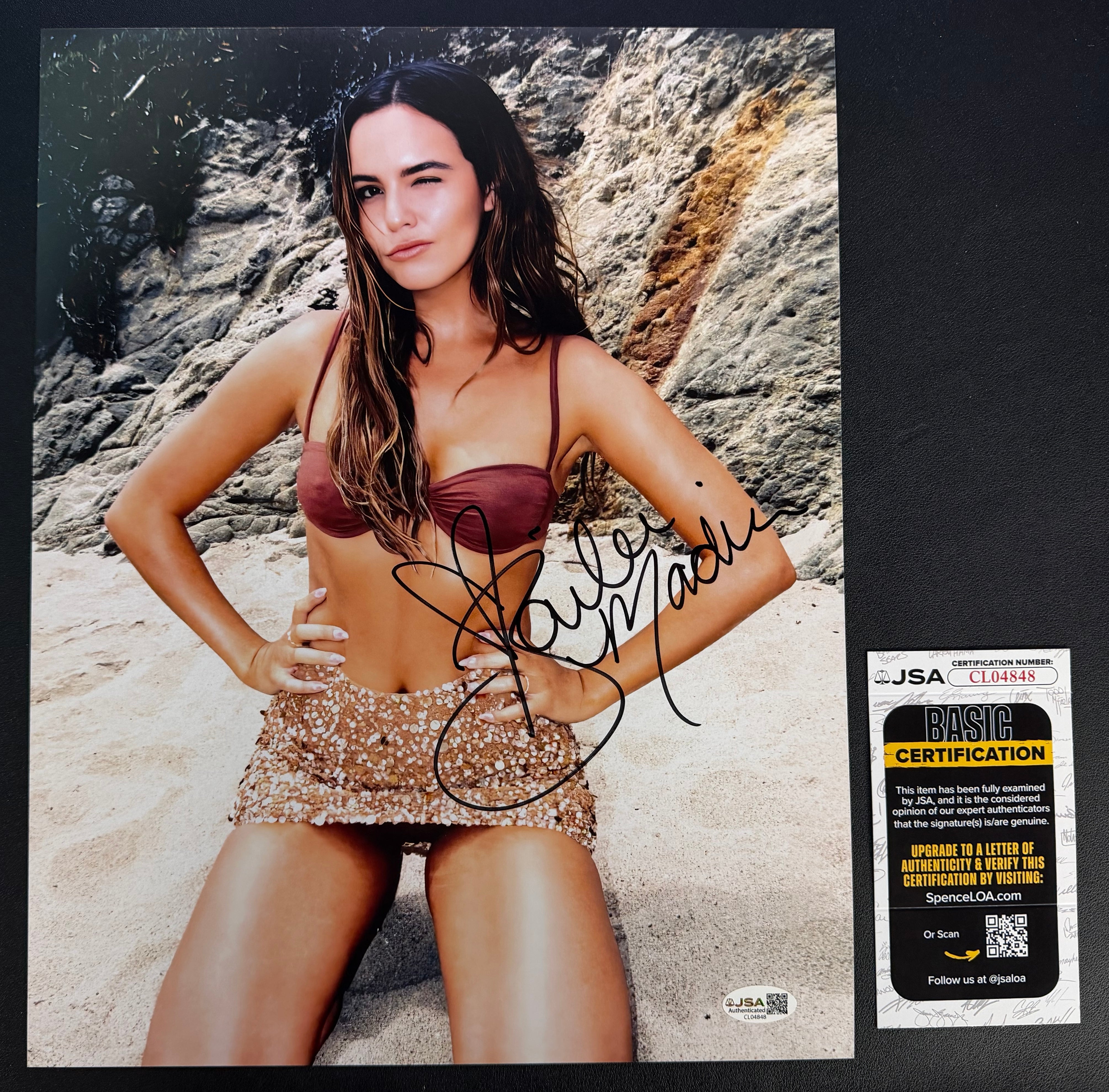 Bailee Madison Signed 11x14 Photo - Glamour Model Pose – Autographed - JSA COA