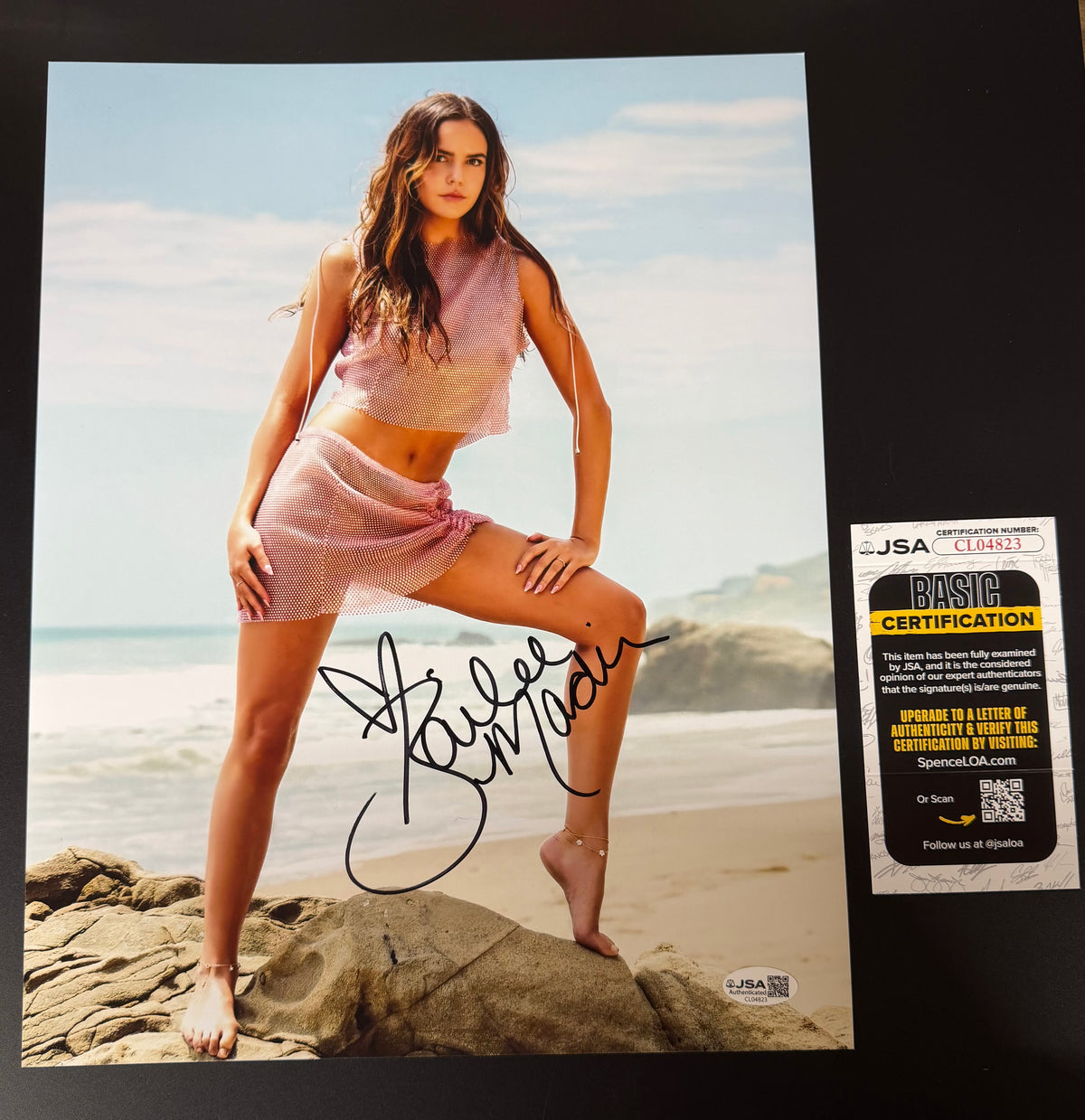 Bailee Madison Signed 11x14 Photo - Glamour Model Pose – Autographed - JSA COA