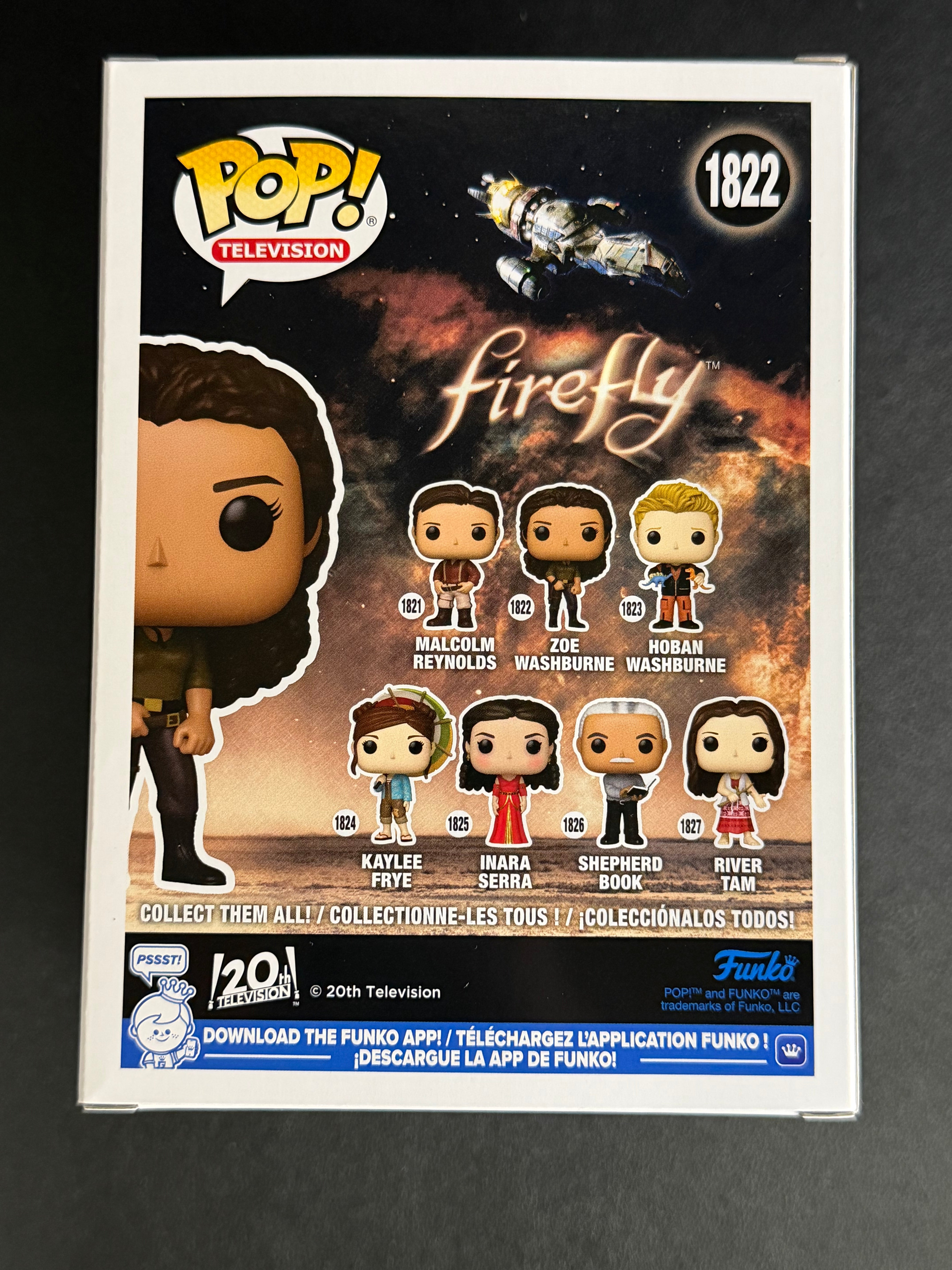 Gina Torres Signed Zoe Washburne Firefly #1822 Funko w/ QUOTE - JSA COA