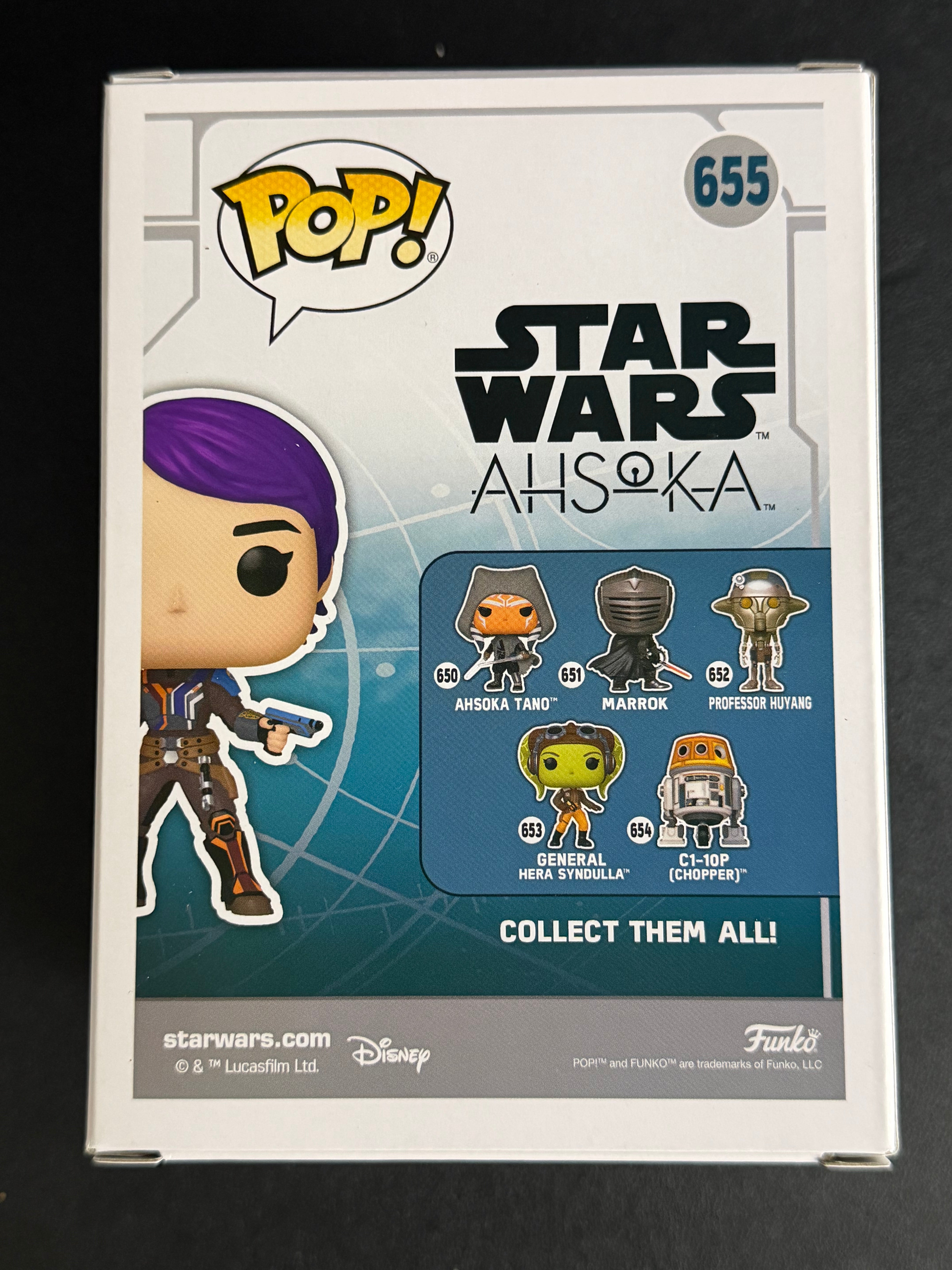 Natasha Liu Bordizzo Signed Sabine Wren Star Wars #655 Funko - JSA COA