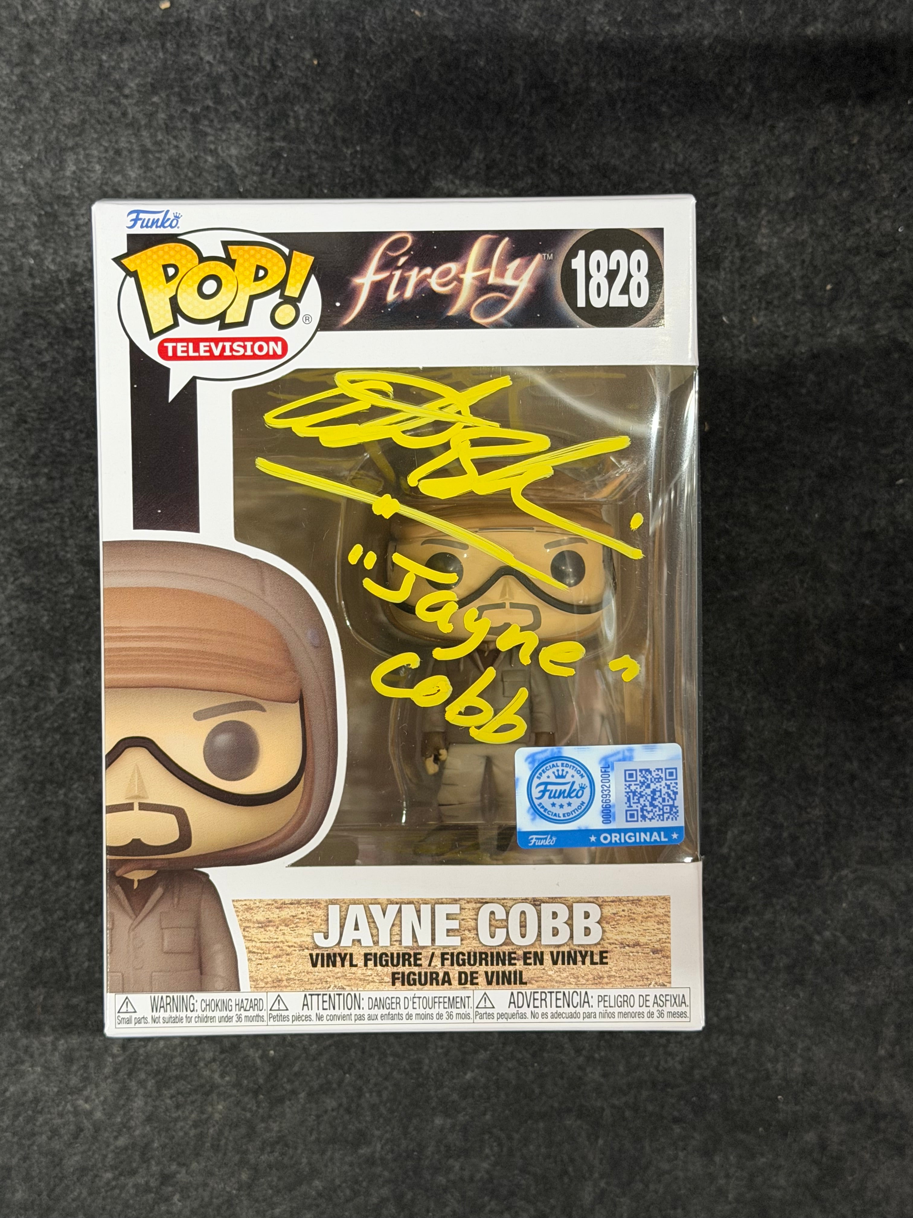 Adam Baldwin Signed Jayne Cobb #1828 Funko - SWAU COA