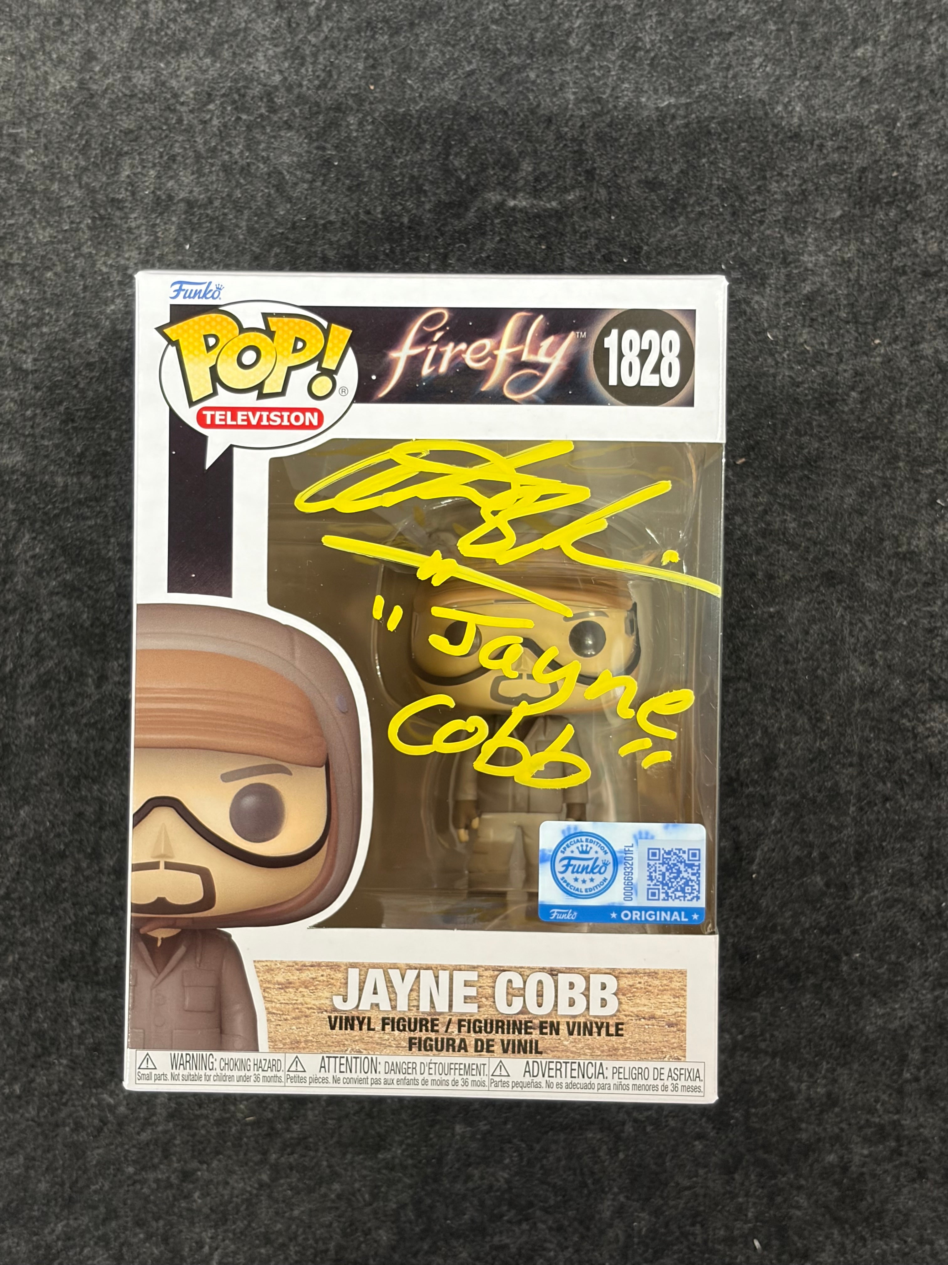 Adam Baldwin Signed Jayne Cobb #1828 Funko - SWAU COA